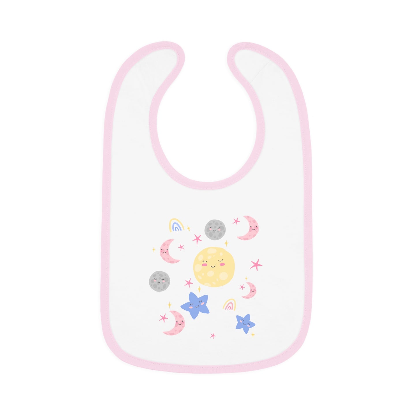 MOON and STARS Bib — Soft, Starry, and Ready for Mealtime!