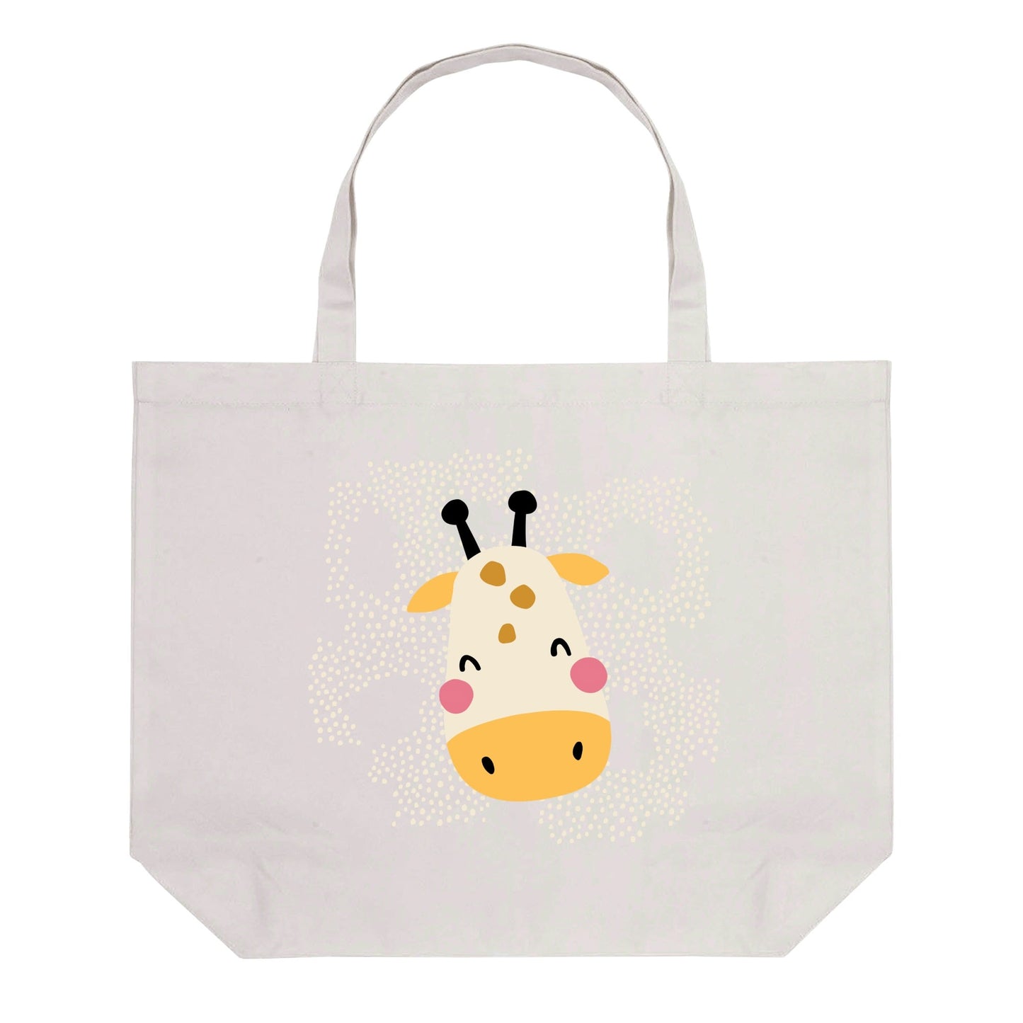 CUTE BABY ANIMALS Giraffe Tote Bag — Way Up There in Cuteness!