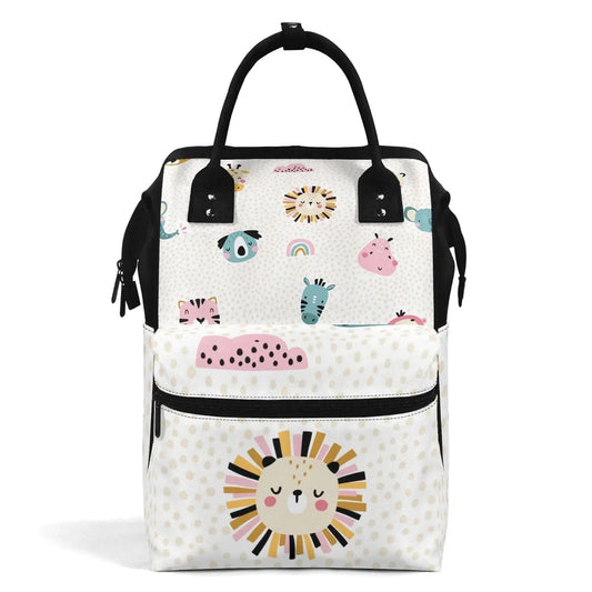 Get ready for every adventure with the CUTE BABY ANIMALS Backpack Diaper Bag! SHOP Now at The Wishful Fish KIDS