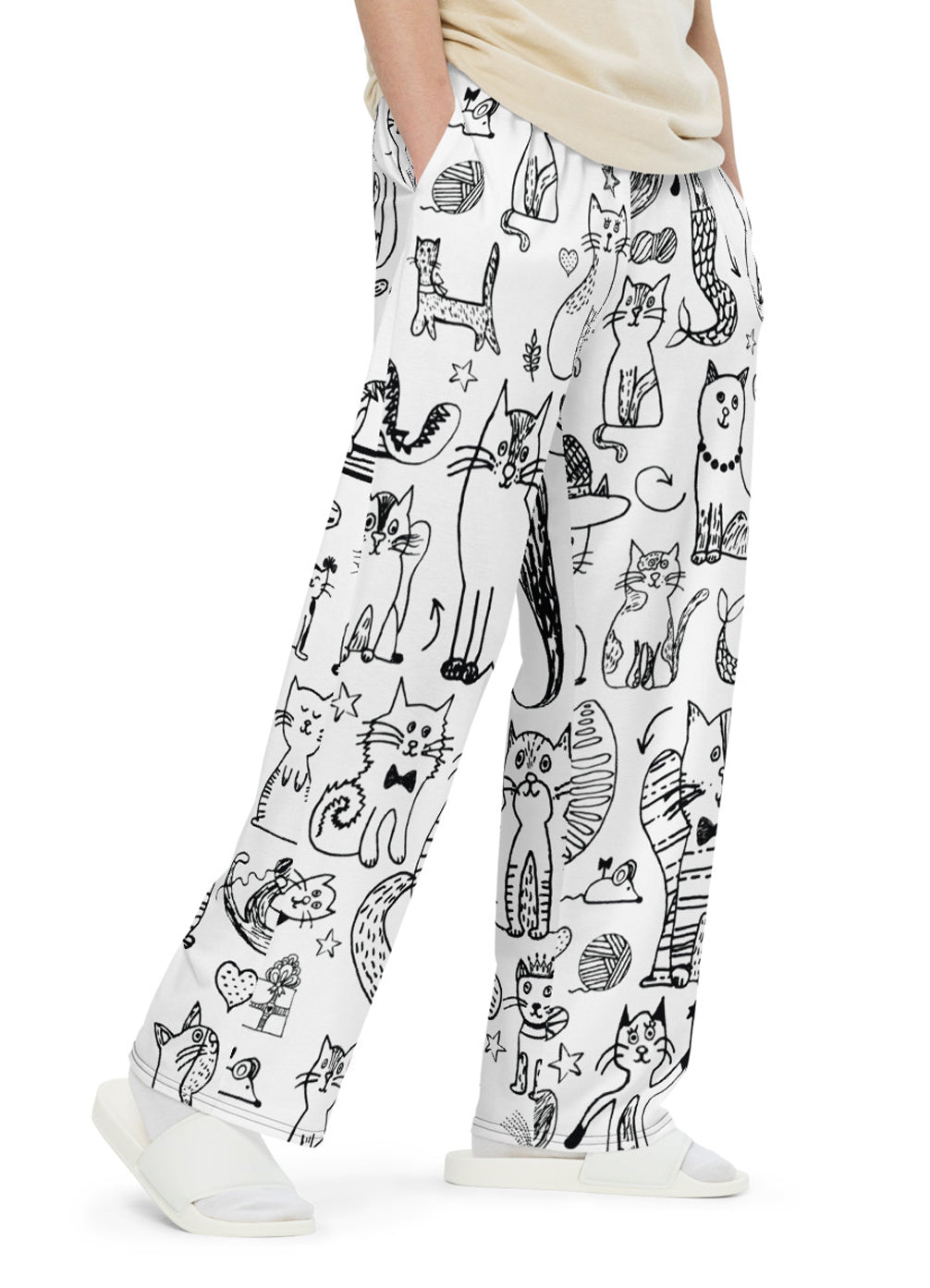 MEOW Wide Leg Pants — For Cool Cats Only!