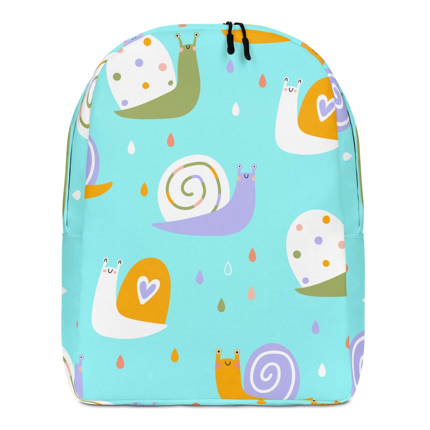 BABY SNAILS Mom's Gear Backpack! This versatile and stylish backpack is designed for first time mom essentials. Adorable fun snail design. The Wishful Fish KIDS