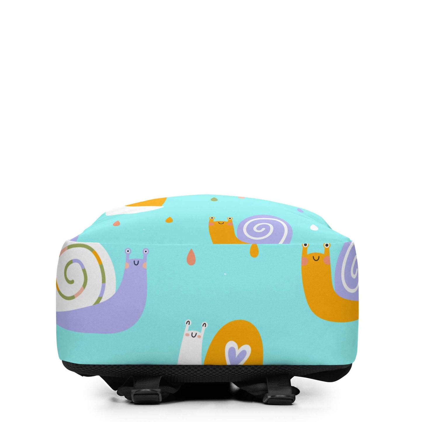 BABY SNAILS Mom's Gear Backpack! This versatile and stylish backpack is designed for first time mom essentials. Adorable fun snail design. The Wishful Fish KIDS