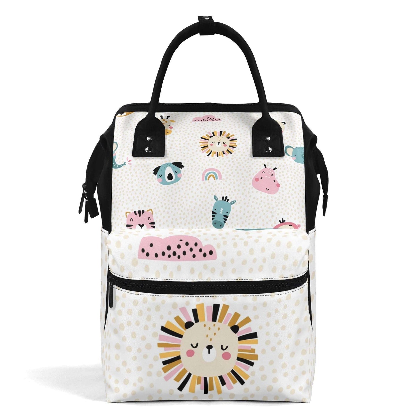 Get ready for every adventure with the CUTE BABY ANIMALS Backpack Diaper Bag! SHOP Now at The Wishful Fish KIDS