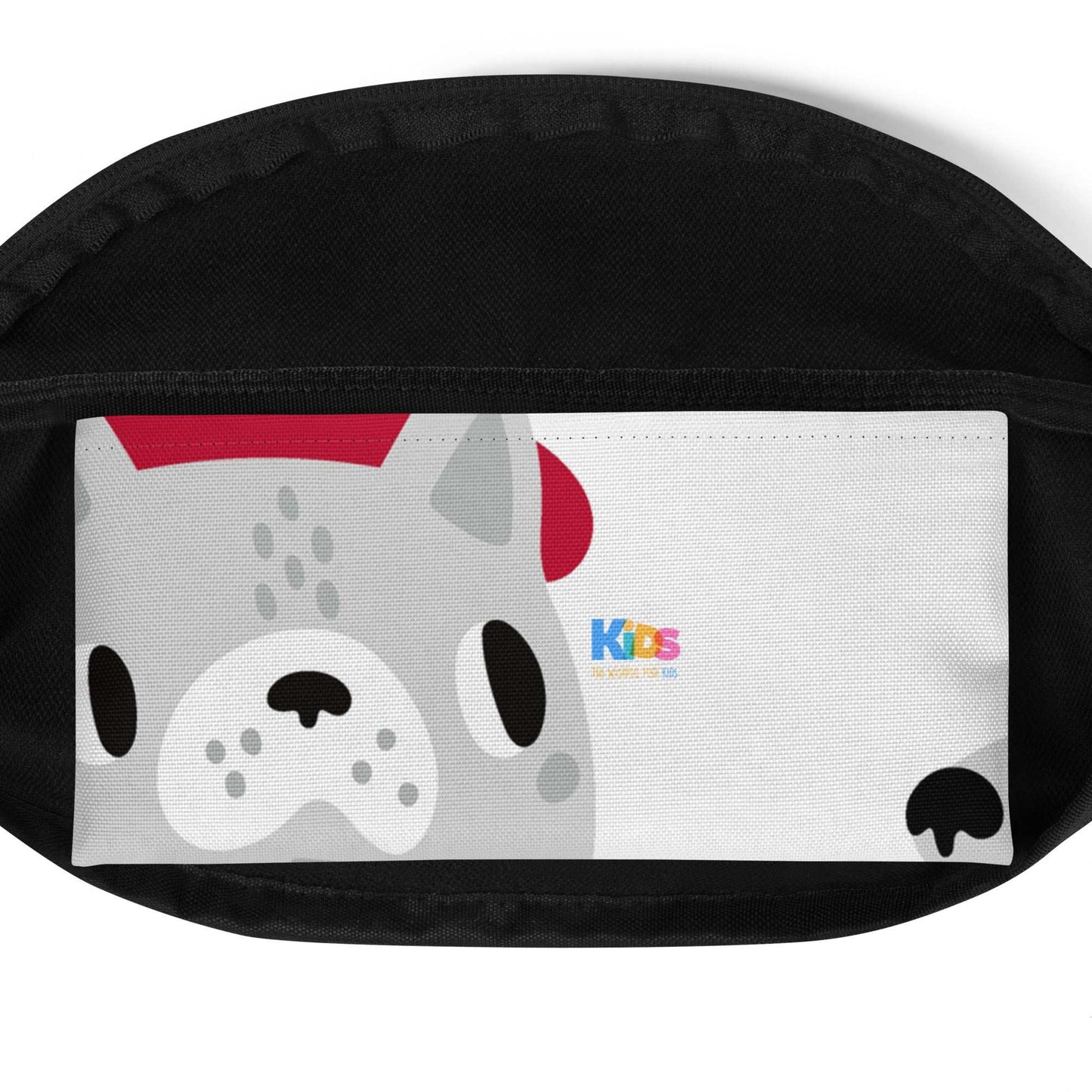 Show off your love for dogs with the DOGGIE Fanny Pack. Featuring a cute dog design, this fun and practical bag is perfect for kids and teens on the go.