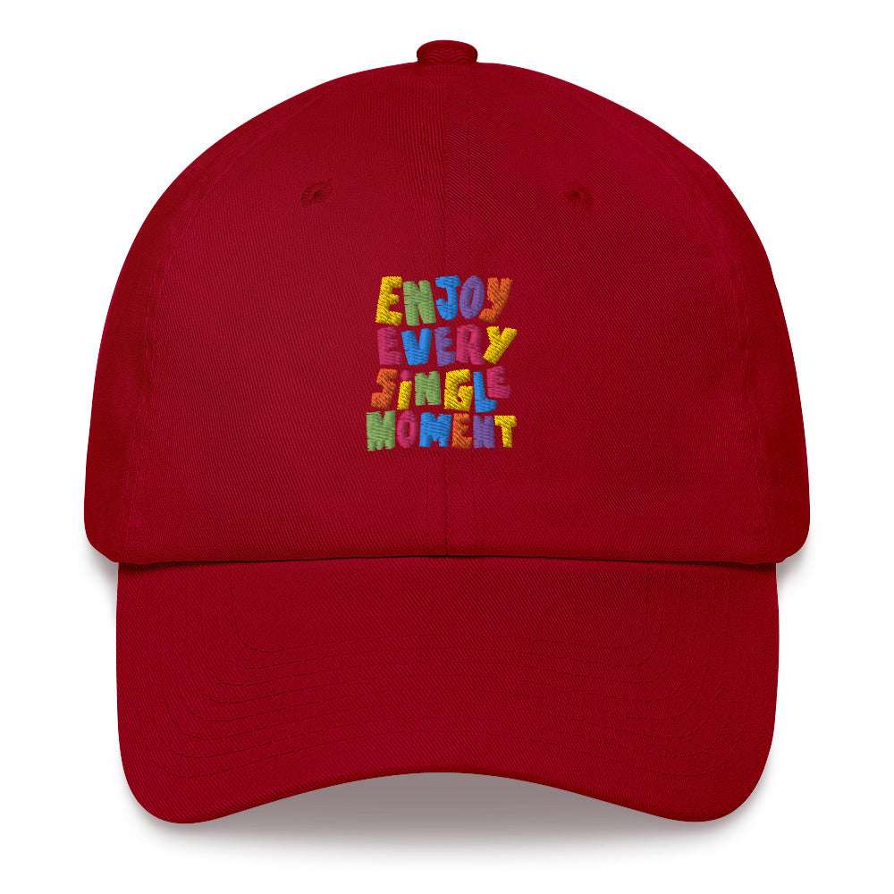ENJOY EVERY SINGLE MOMENT Baseball Cap - Premium Baseball Cap from The Wishful Fish Kids - Just $33! Shop now at The Wishful Fish Kids