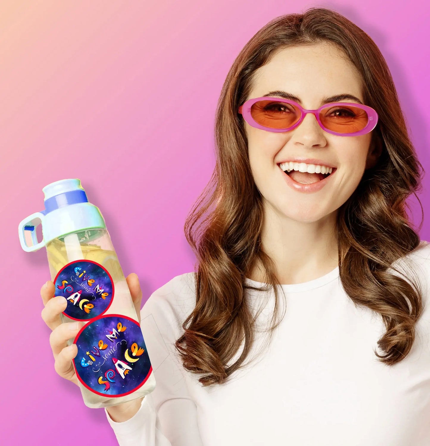 GIVE Me Some Space Stickers — Cosmic Stickers Cool with a Side of Sass! The Wishful Fish Kids