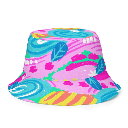 Unleash your fun side with the KALEIDO KLUB Reversible Bucket Hat! SHOP Now at The Wishful Fish KIDS