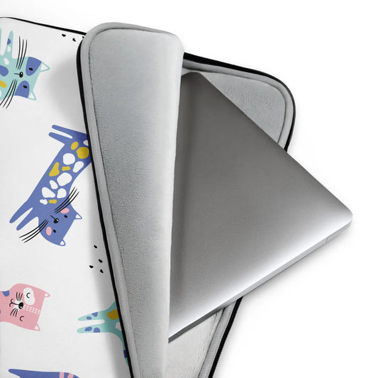 Bring some kitty charm to your everyday tech with this playful KITTY KAT Laptop Sleeve. SHOP Now at The Wishful Fish KIDS