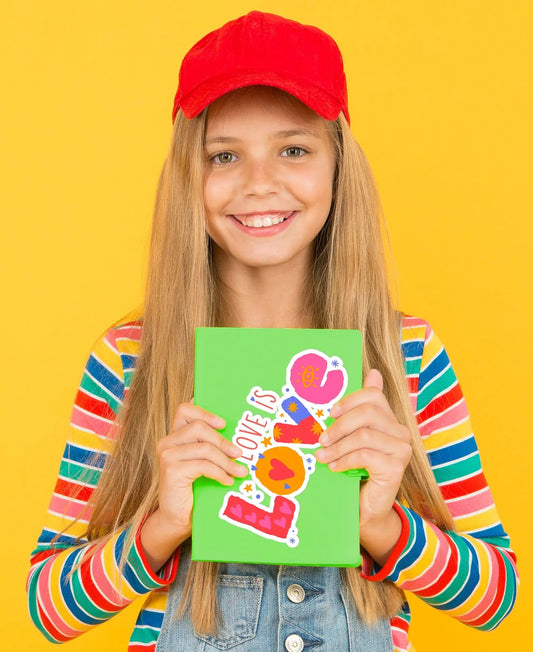 Spread the message loud and clear with our LOVE is LOVE Stickers! SHOP Now at The Wishful Fish KIDS