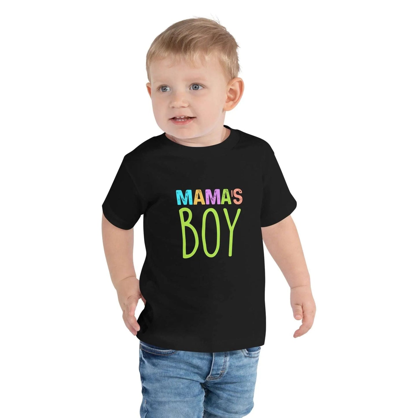 MAMA'S BOY Toddler Tee - Premium Tee from The Wishful Fish Kids - Just $20! Shop now at The Wishful Fish Kids