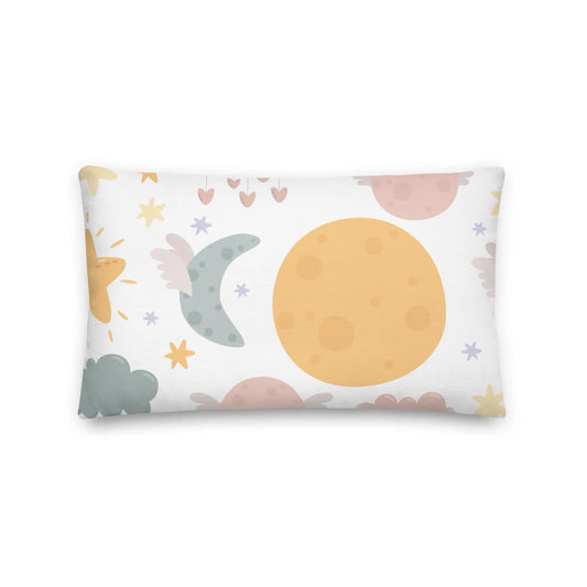 Makes Great Baby Gifts — MOON and STARS Throw Pillows. SHOP Now at The Wishful Fish Kids