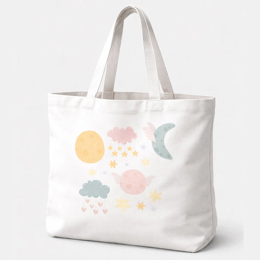 Pair this bib with coordinating pieces from the Moon and Stars Collection to create a fun and functional set. SHOP Now at The Wishful Fish Kids