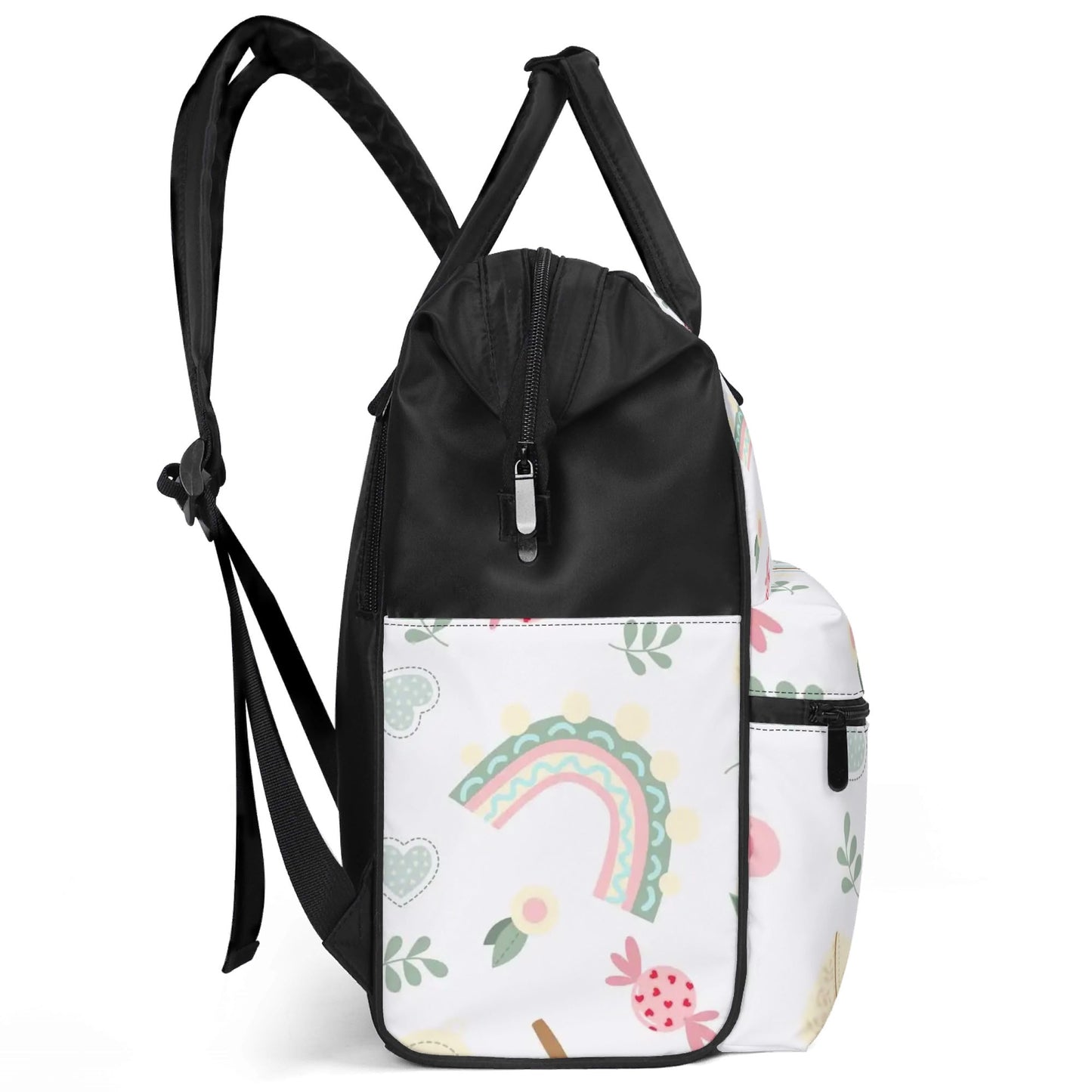 Our WELCOME BABY Backpack Diaper Bag, perfect for baby accessories for any new mom! Must-have fun diaper bags. SHOP The Wishful Fish KIDS