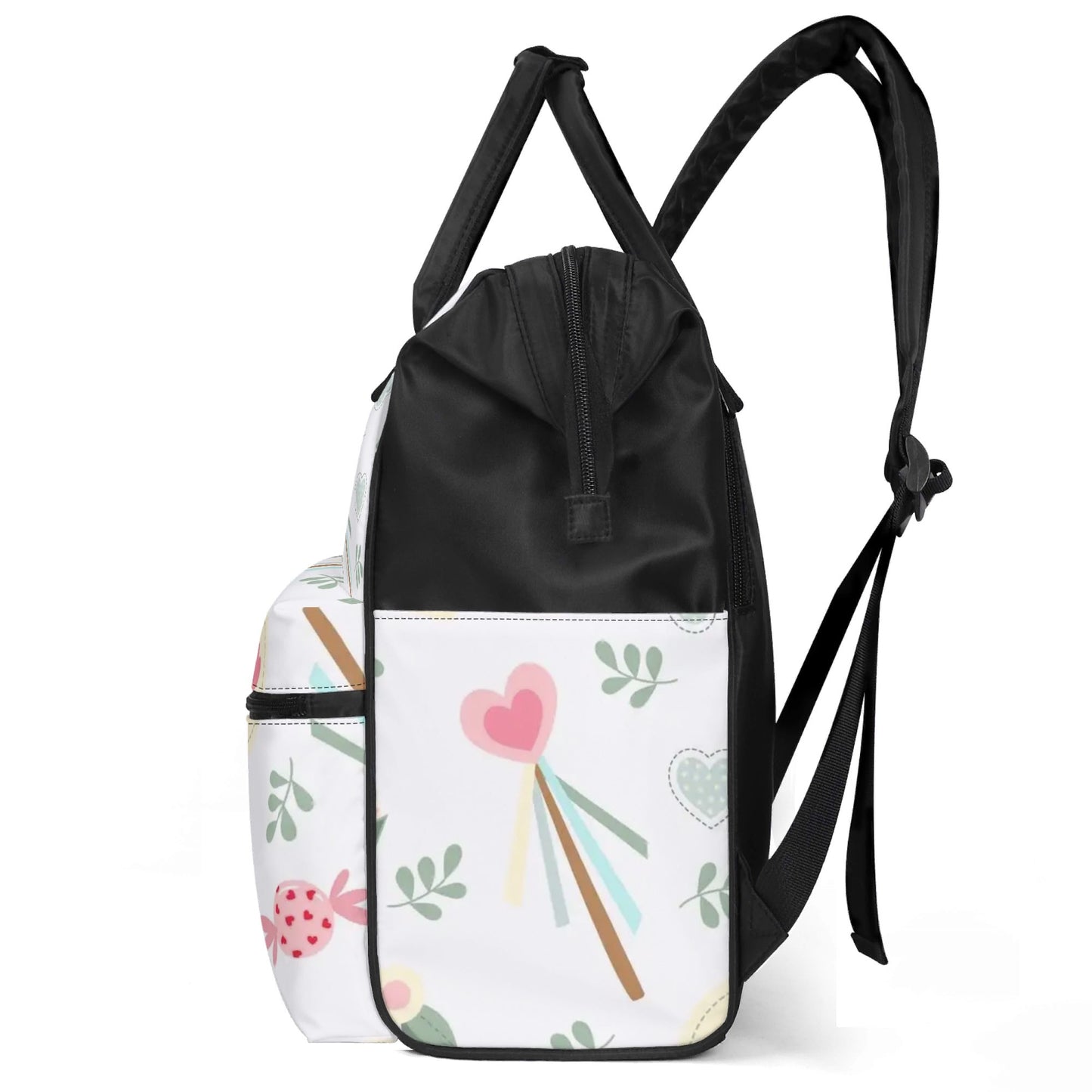 Our WELCOME BABY Backpack Diaper Bag, perfect for baby accessories for any new mom! Must-have fun diaper bags. SHOP The Wishful Fish KIDS