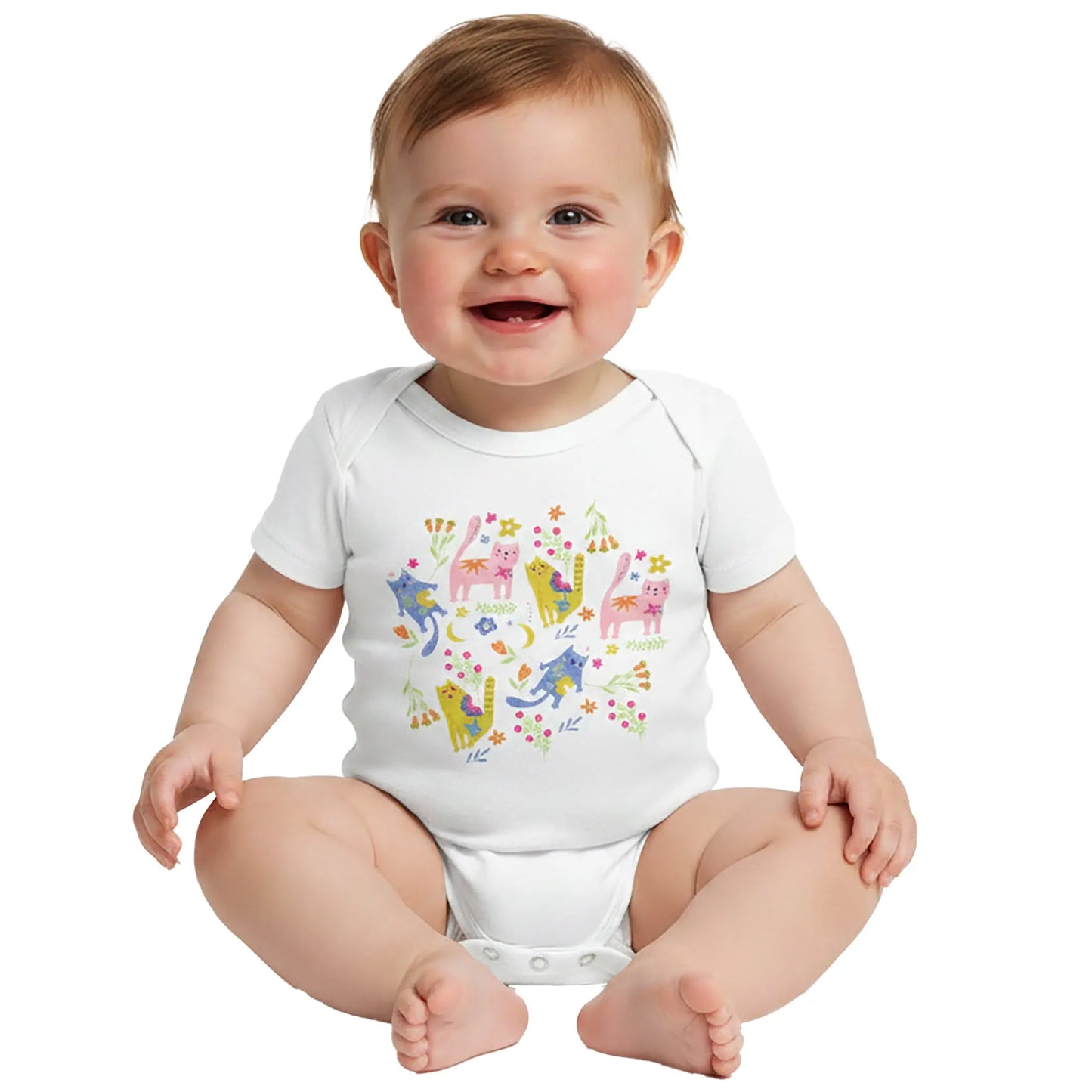 Onesie Cool Cat Crew — Cozy, Soft Cotton for Your Little One The Wishful Fish Kids