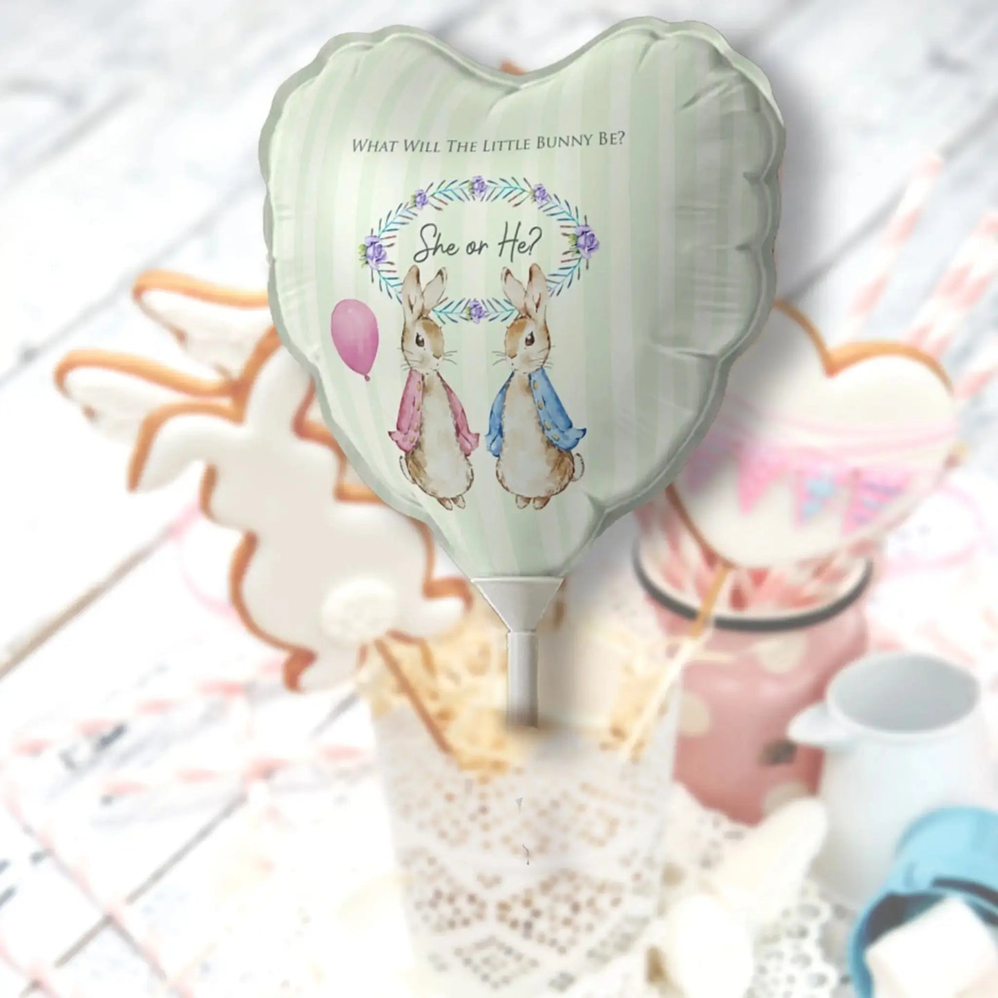 These baby reveal balloons bring a storybook magic to your special moment. SHOP Now at The Wishful Fish KIDS