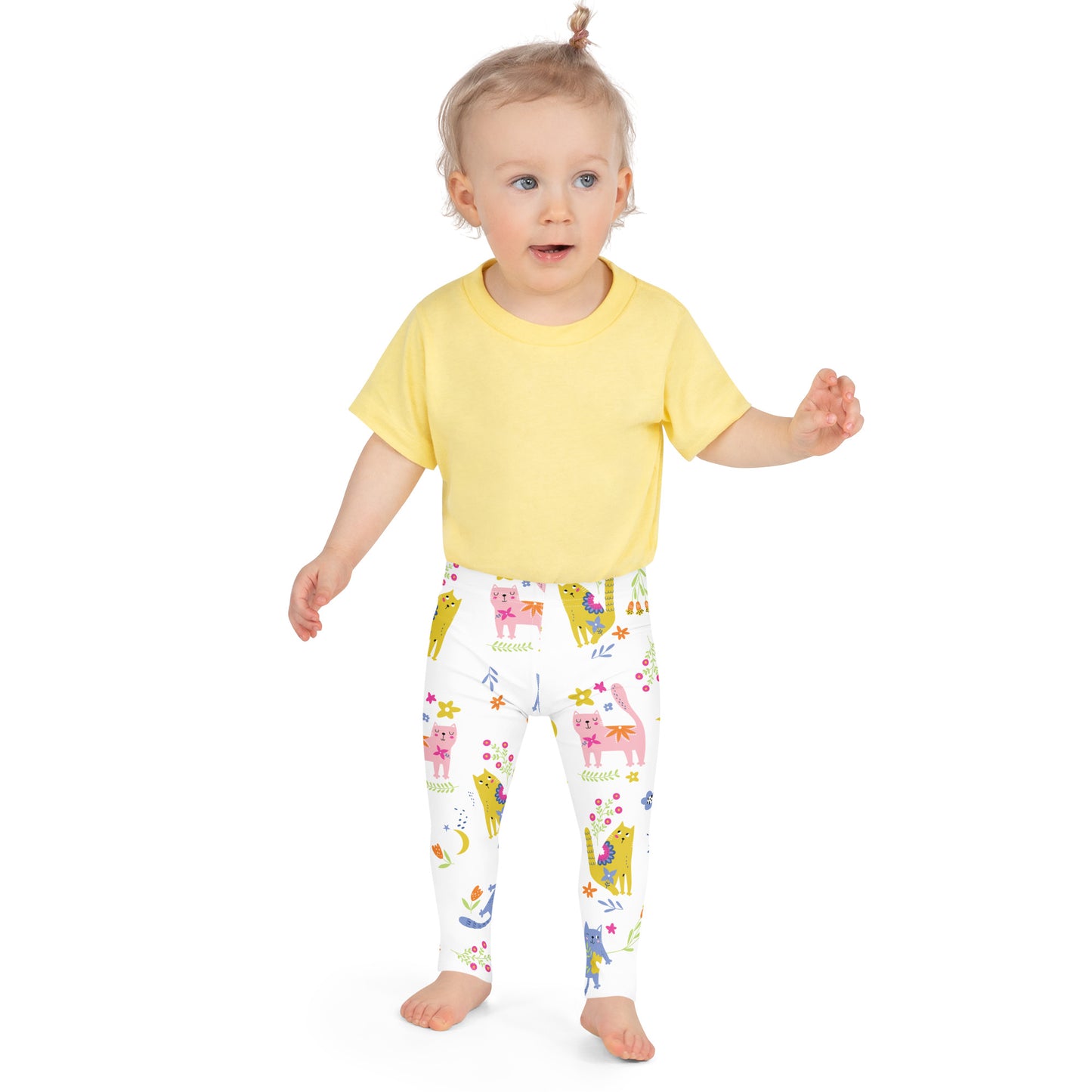 SHOP PLAYFUL KITTIES Leggings at The Wishful Fish KIDS.A must have for little ones who love to move, play, and stand out in style.