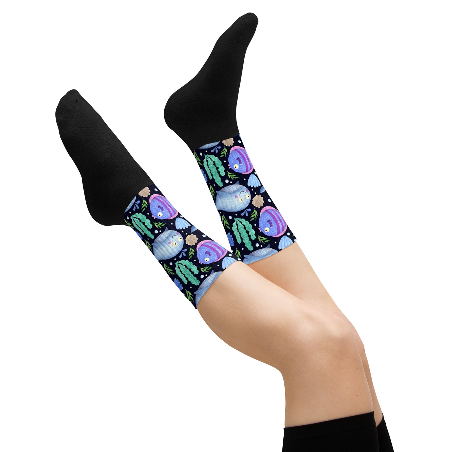 SHOP SEA CREATURES Socks at The Wishful Fish KIDS. Whether you're shopping for fun things for gifts or for yourself, these socks are super fun gifts.