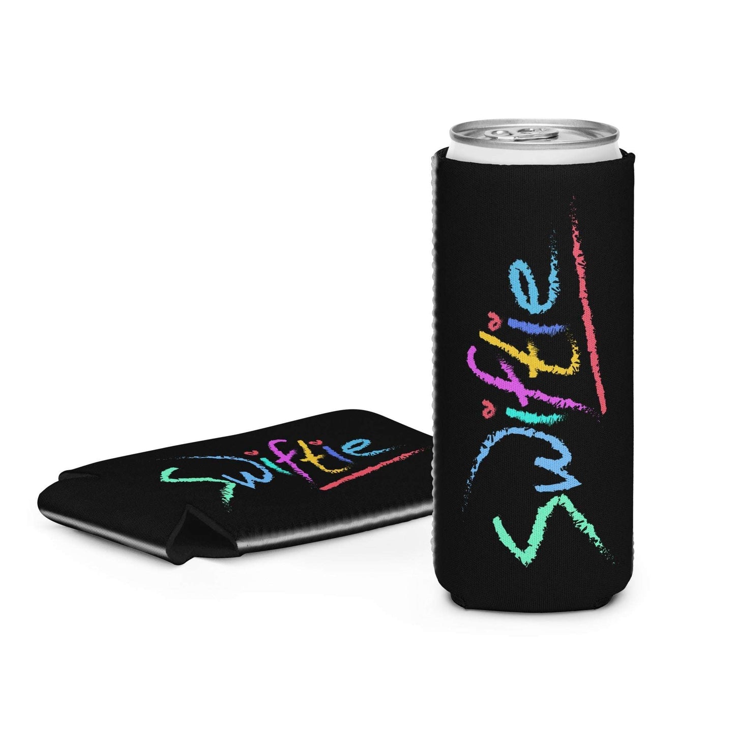 SWIFTIE Can Cooler – keep your drinks cool in Swiftie style. Shop now at The Wishful Fish Kids!
