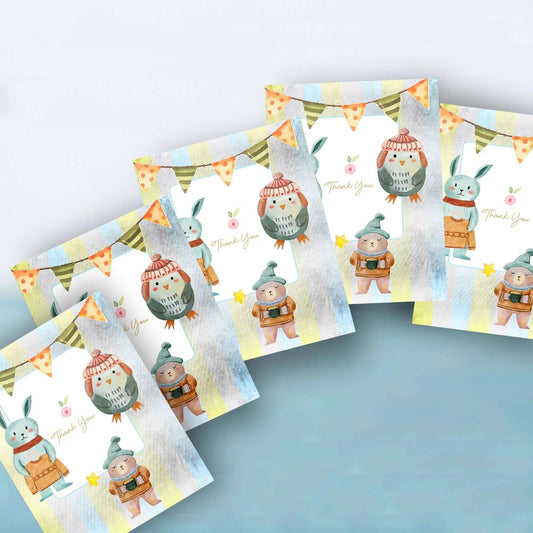 Each card features charming illustrations of animals and extra space to write personal messages. SHOP Now at The Wishful Fish Kids