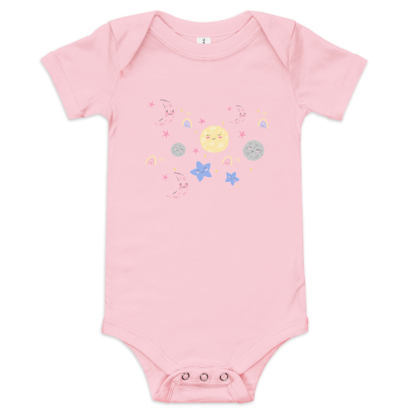 Spread love with our MOON & STARS One Piece! An ideal gift for a new baby. SHOP The Wishful Fish KIDS