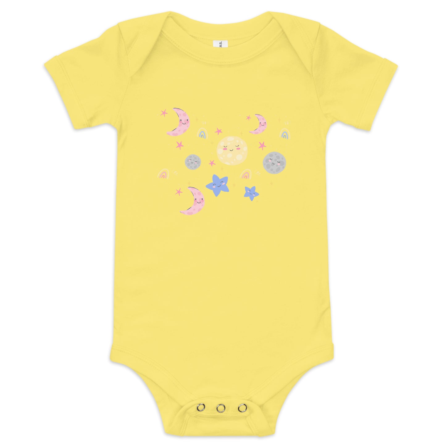 Spread love with our MOON & STARS One Piece! An ideal gift for a new baby. SHOP The Wishful Fish KIDS