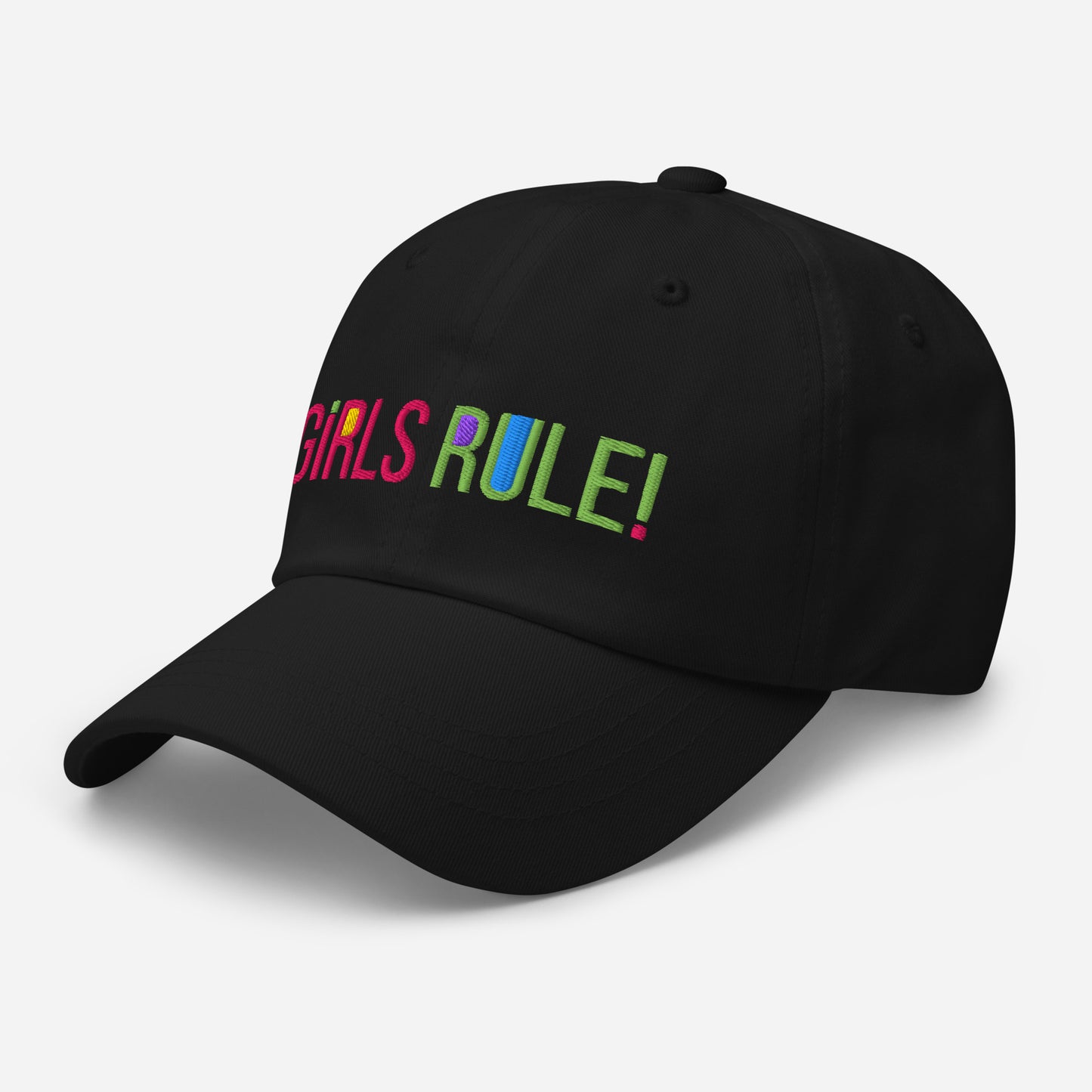 GIRLS RULE Baseball Hat — Top Off Your Power Look!