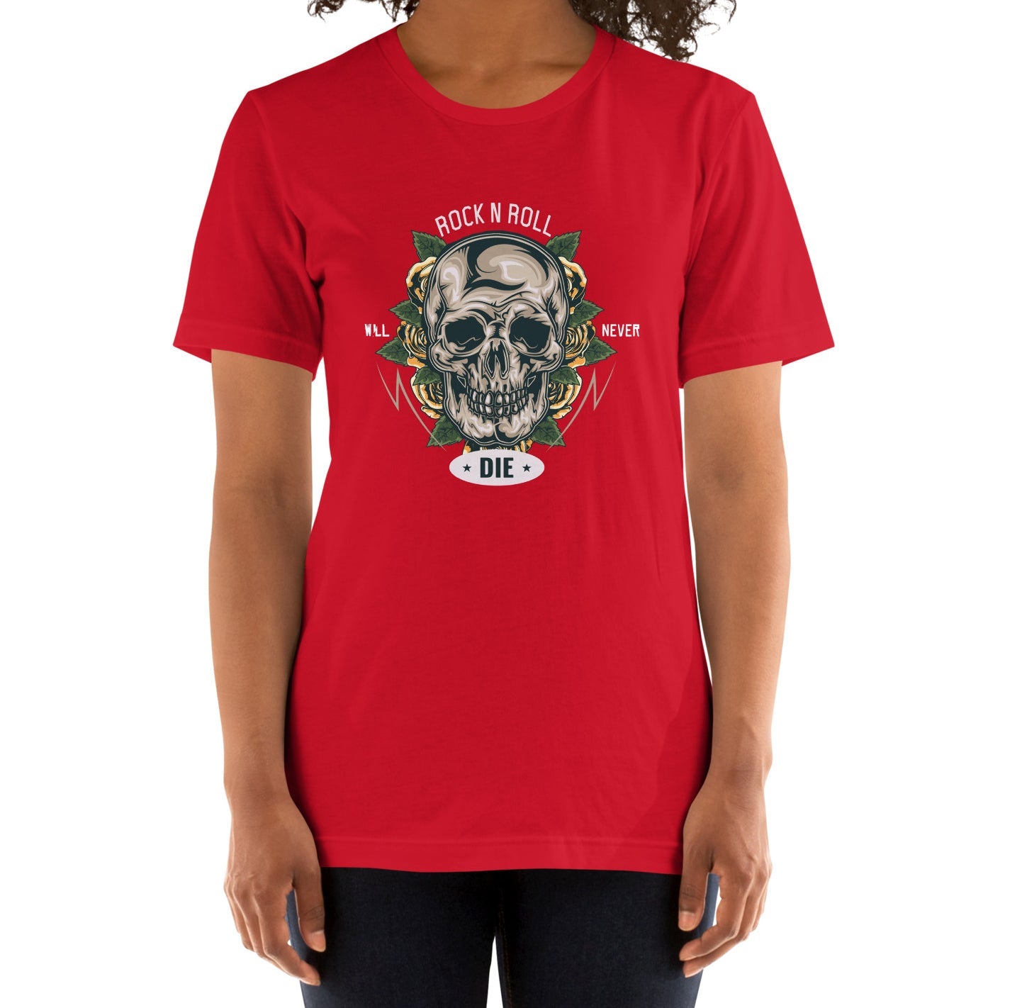 ROCK & ROLL Will NEVER DIE Unisex Tee - Premium Tee from The Wishful Fish Kids - Just $23! Shop now at The Wishful Fish Kids