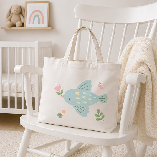WELCOME BABY Tote Bag — A Sweet Tote for a New Baby Gift!