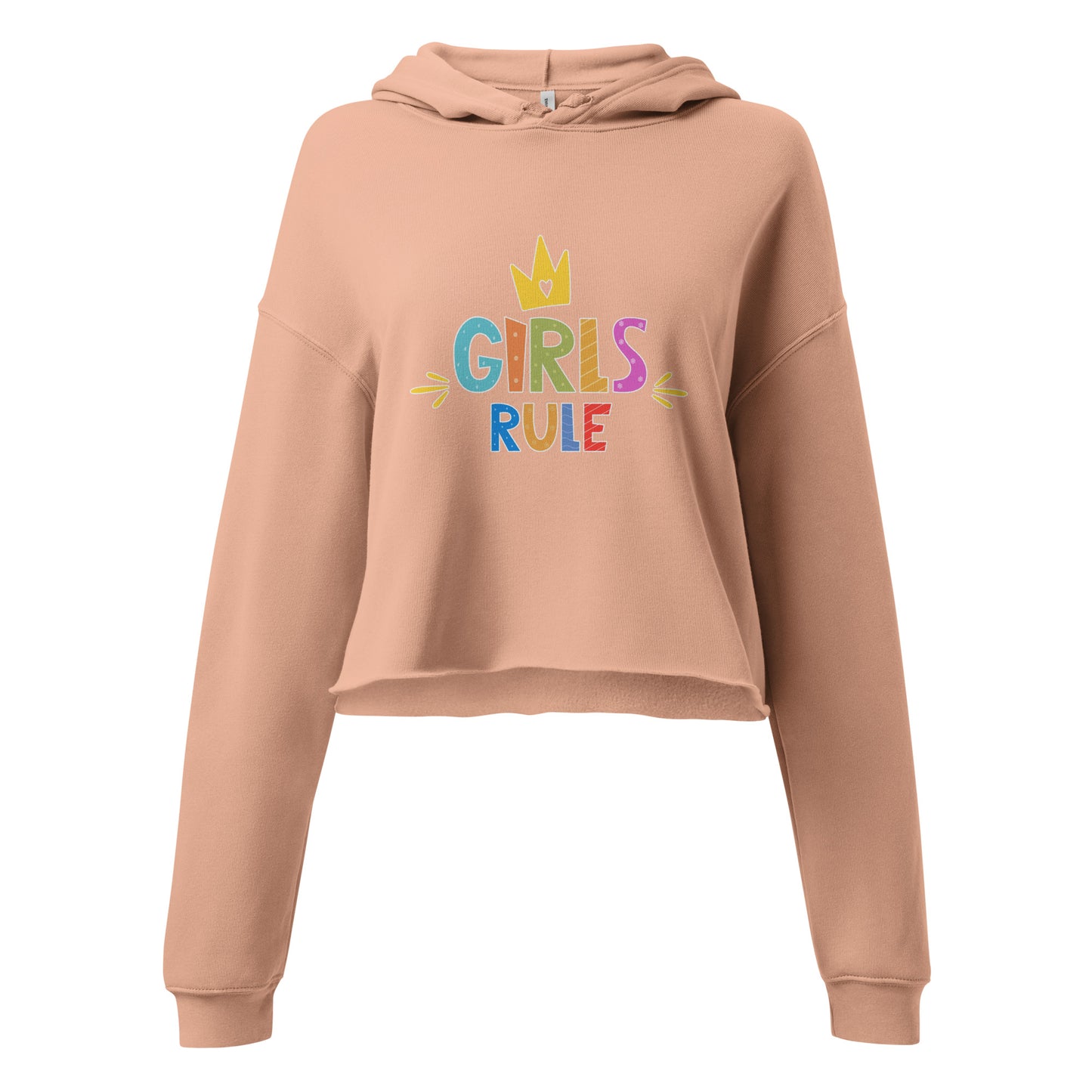 GIRLS RULE Crop Hoodie — Own It. Rock It. Rule It.
