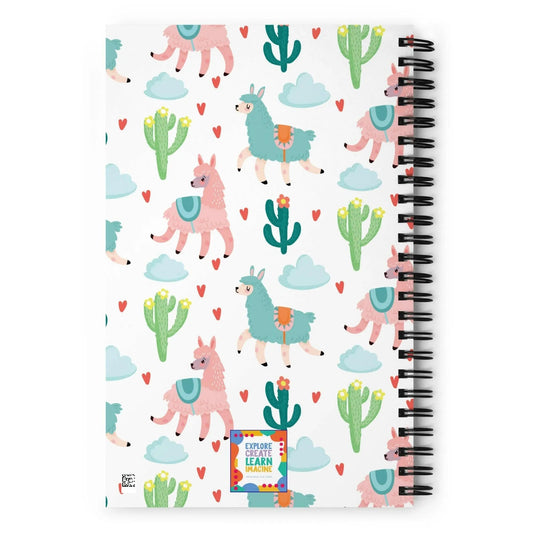 This notebook’s full of colorful, whimsical alpacas that bring soft vibes and big smiles every time you open it SHOP Now at The Wishful Fish KIDS