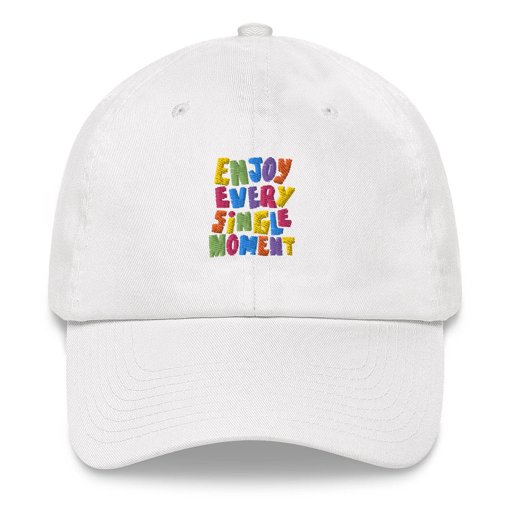 ENJOY EVERY SINGLE MOMENT Baseball Cap - Premium Baseball Cap from The Wishful Fish Kids - Just $33! Shop now at The Wishful Fish Kids