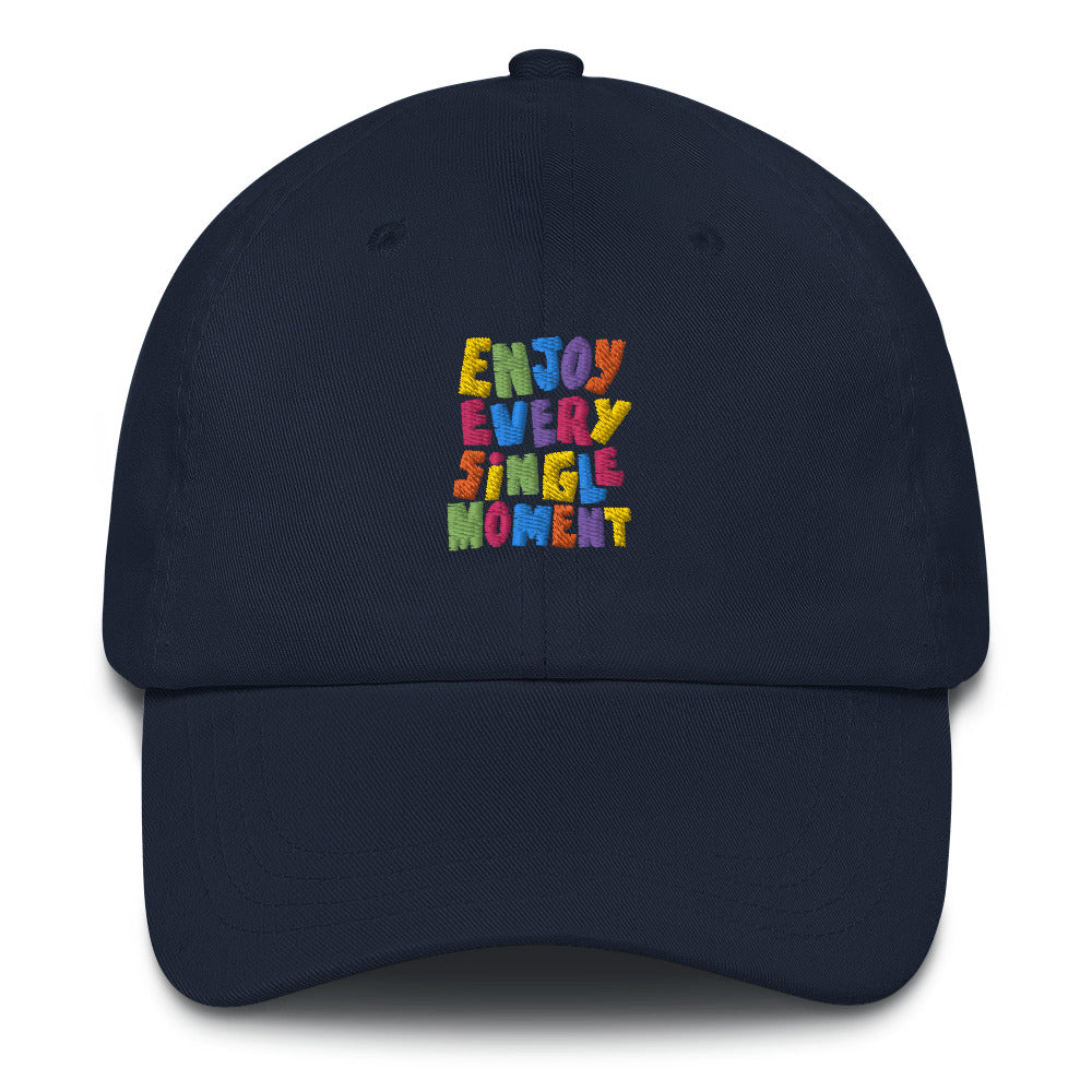 ENJOY EVERY SINGLE MOMENT Baseball Cap - Premium Baseball Cap from The Wishful Fish Kids - Just $33! Shop now at The Wishful Fish Kids