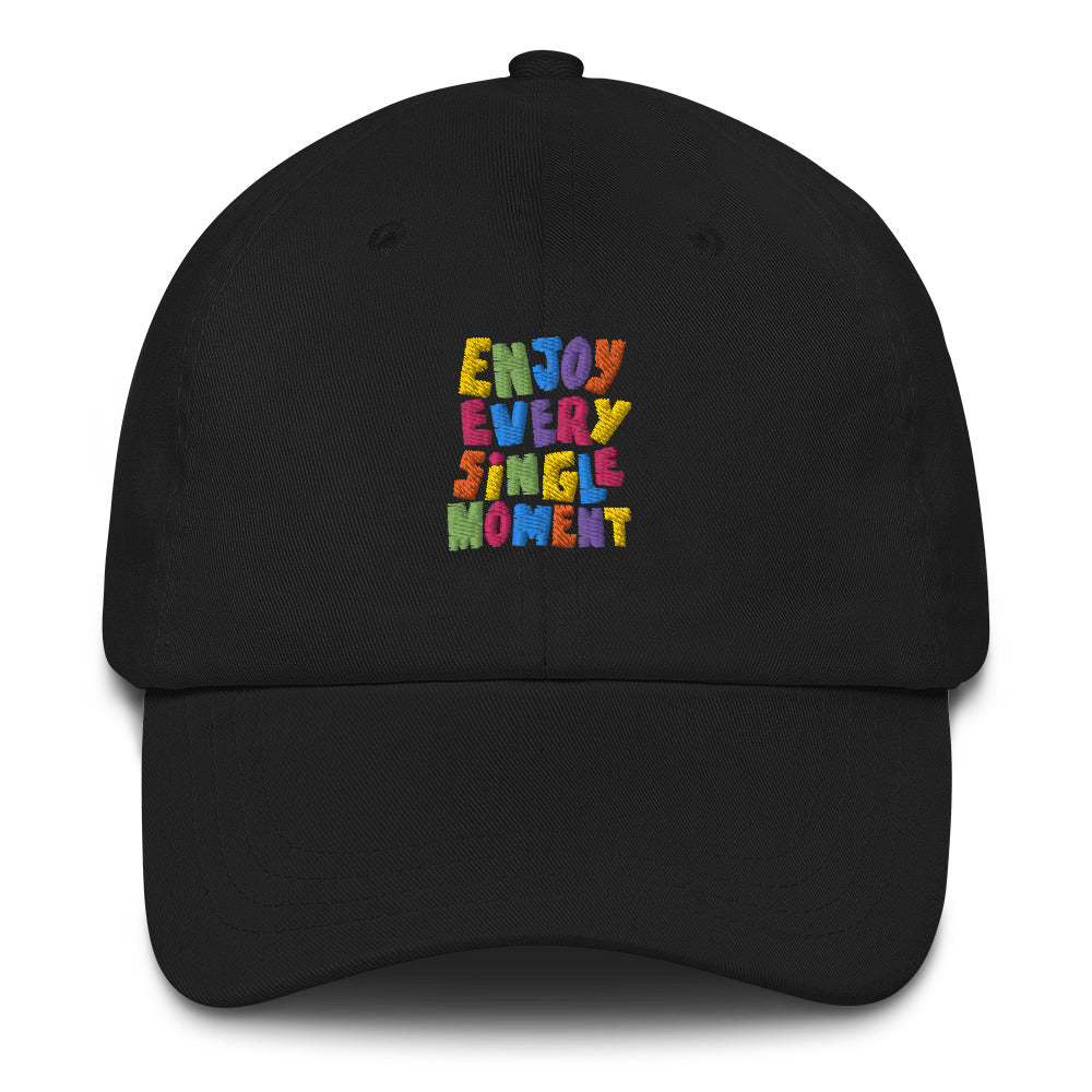 ENJOY EVERY SINGLE MOMENT Baseball Cap - Premium Baseball Cap from The Wishful Fish Kids - Just $33! Shop now at The Wishful Fish Kids