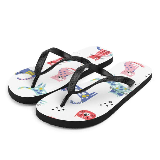 Step into meow mode with the KITTY KAT Flip Flops! SHOP Now at The Wishful Fish KIDS