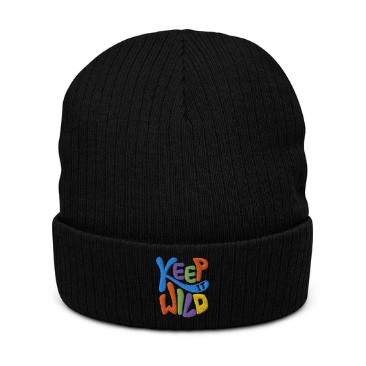 KEEP IT WILD Beanie Hat - Premium Beanie Hat from The Wishful Fish Kids - Just $28! Shop now at The Wishful Fish Kids