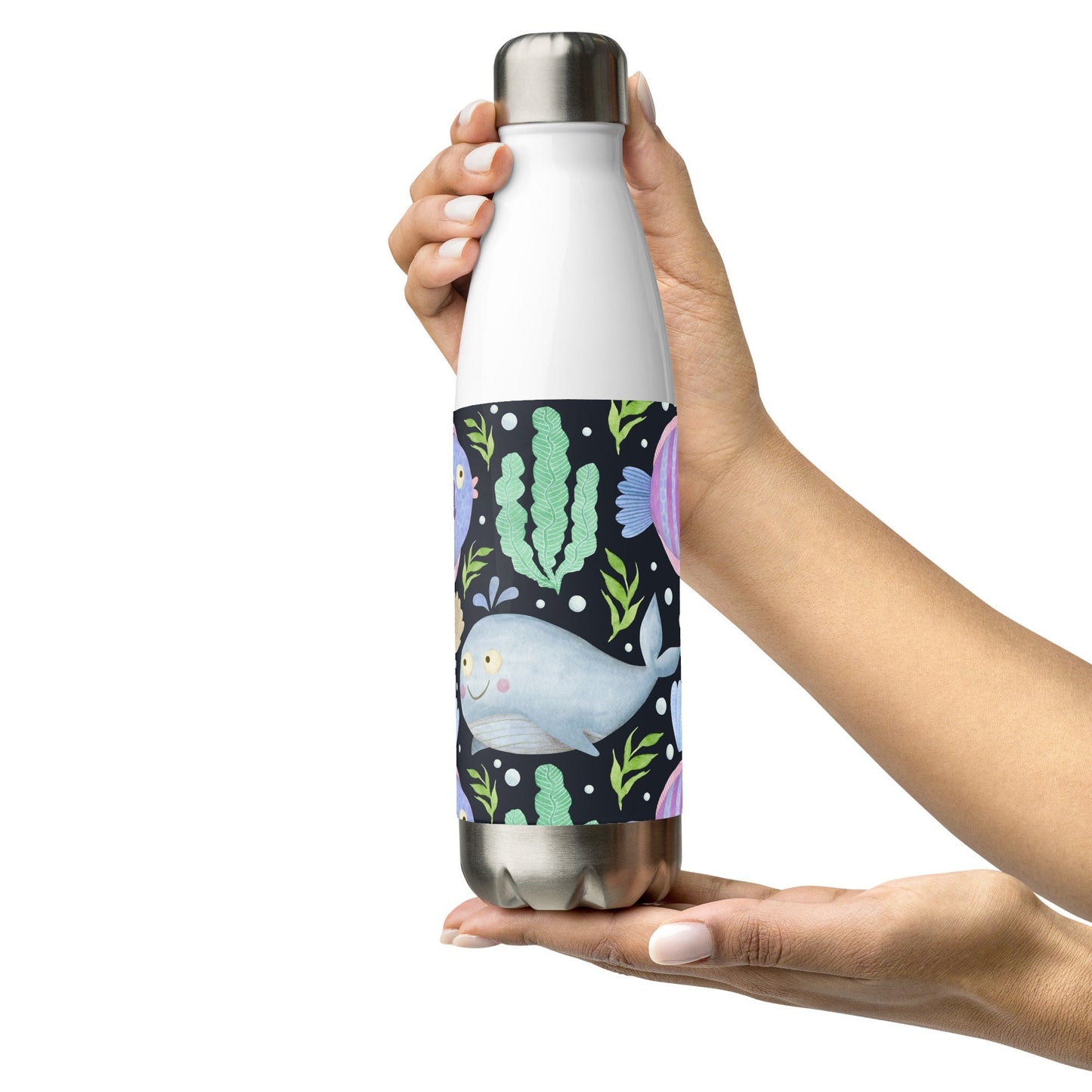 SHOP SEA CREATURES Water Bottle at The Wishful Fish KIDS. Designed to make a splash, each water bottle features vibrant under the sea creatures that bring a smile with every sip.