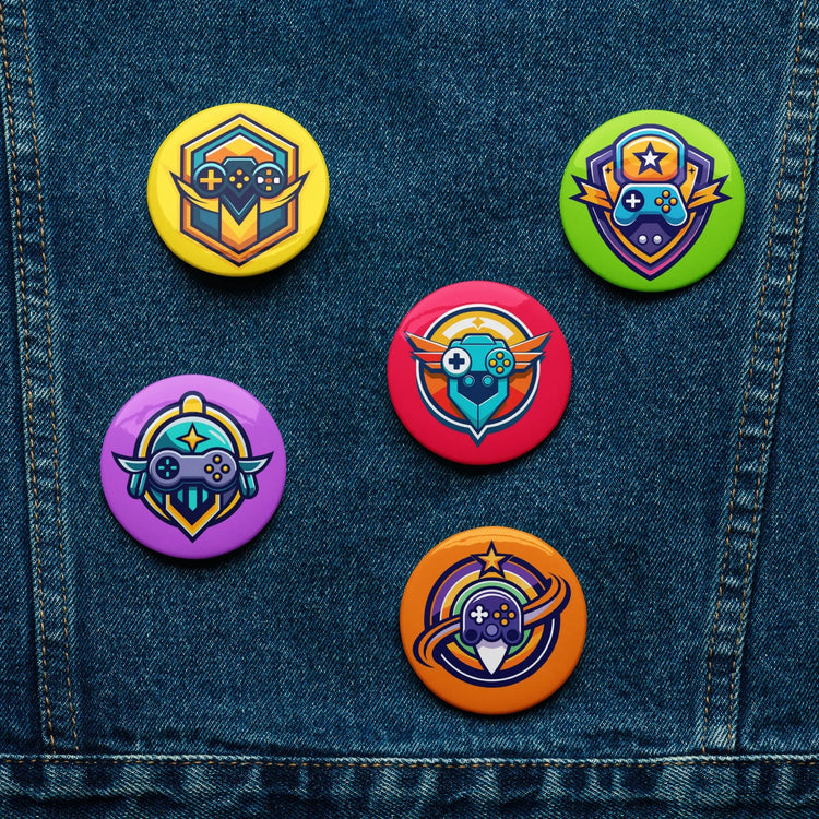 FUN PIN BACK BUTTONS - Add a Pop of Personality The Wishful Fish Kids