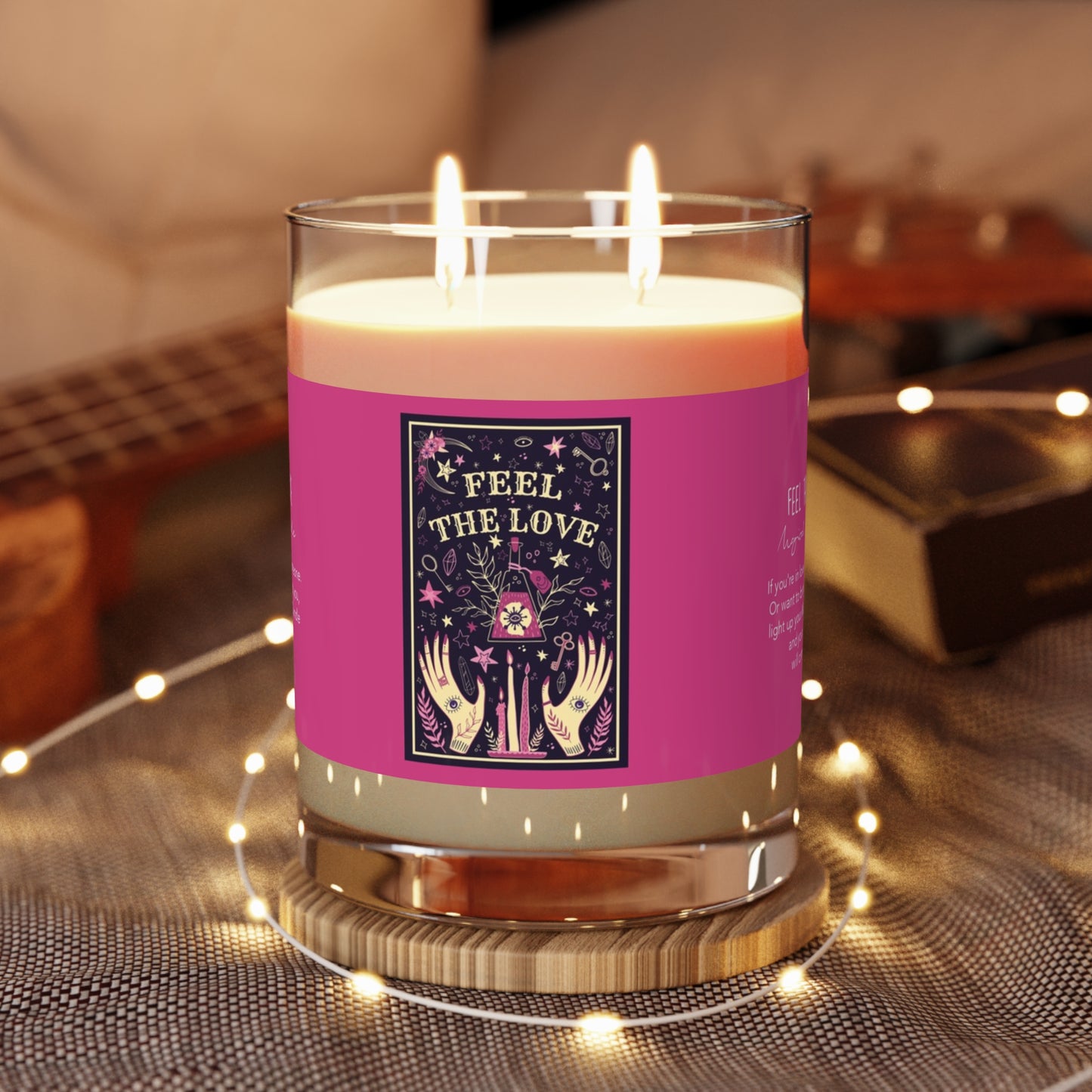 "FEEL THE LOVE" Magical Candle |  Minted Lavender & Sage - Premium Candles from The Wishful Fish KIDS - Just $30! Shop now at The Wishful Fish Kids