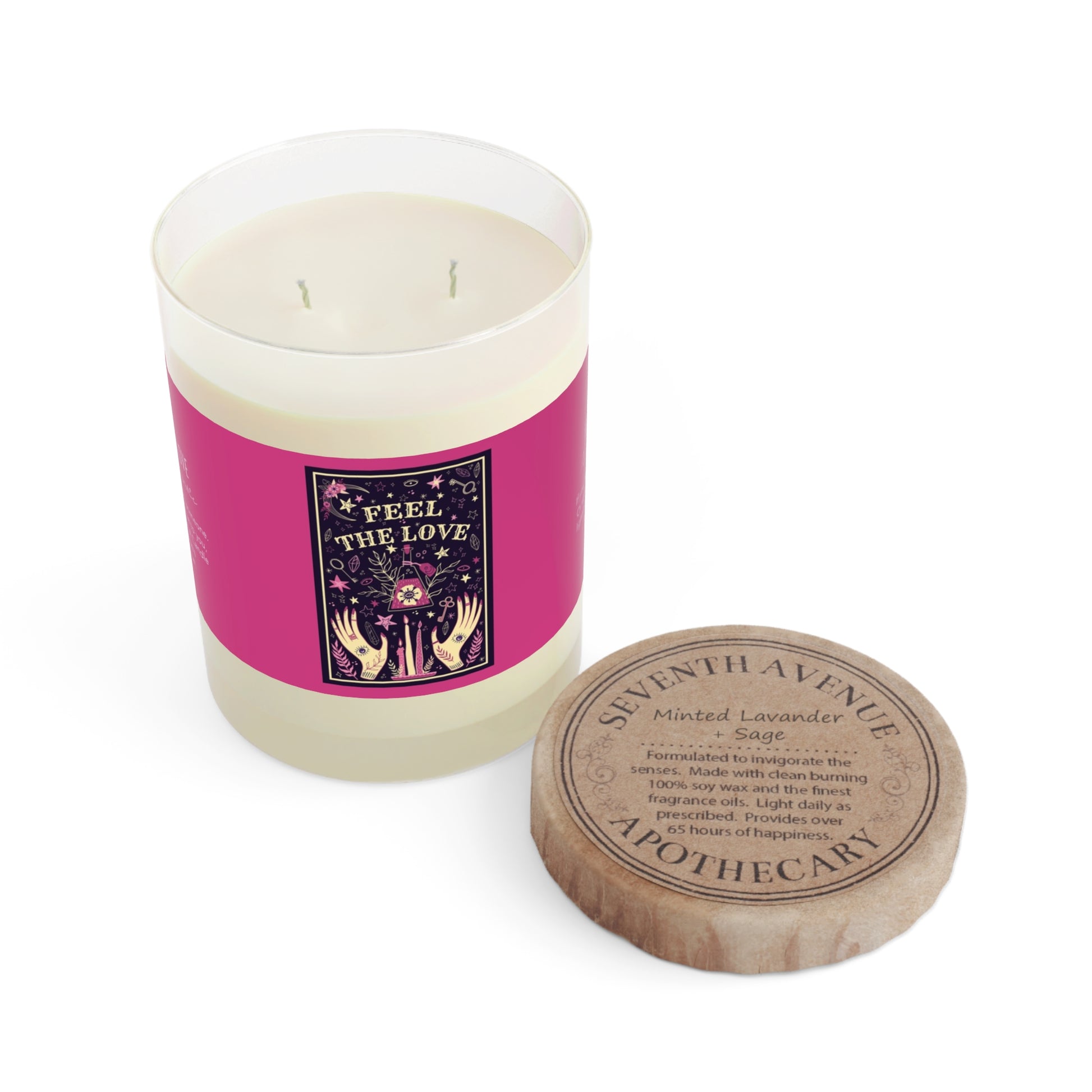 "FEEL THE LOVE" Magical Candle |  Minted Lavender & Sage - Premium Candles from The Wishful Fish KIDS - Just $30! Shop now at The Wishful Fish Kids