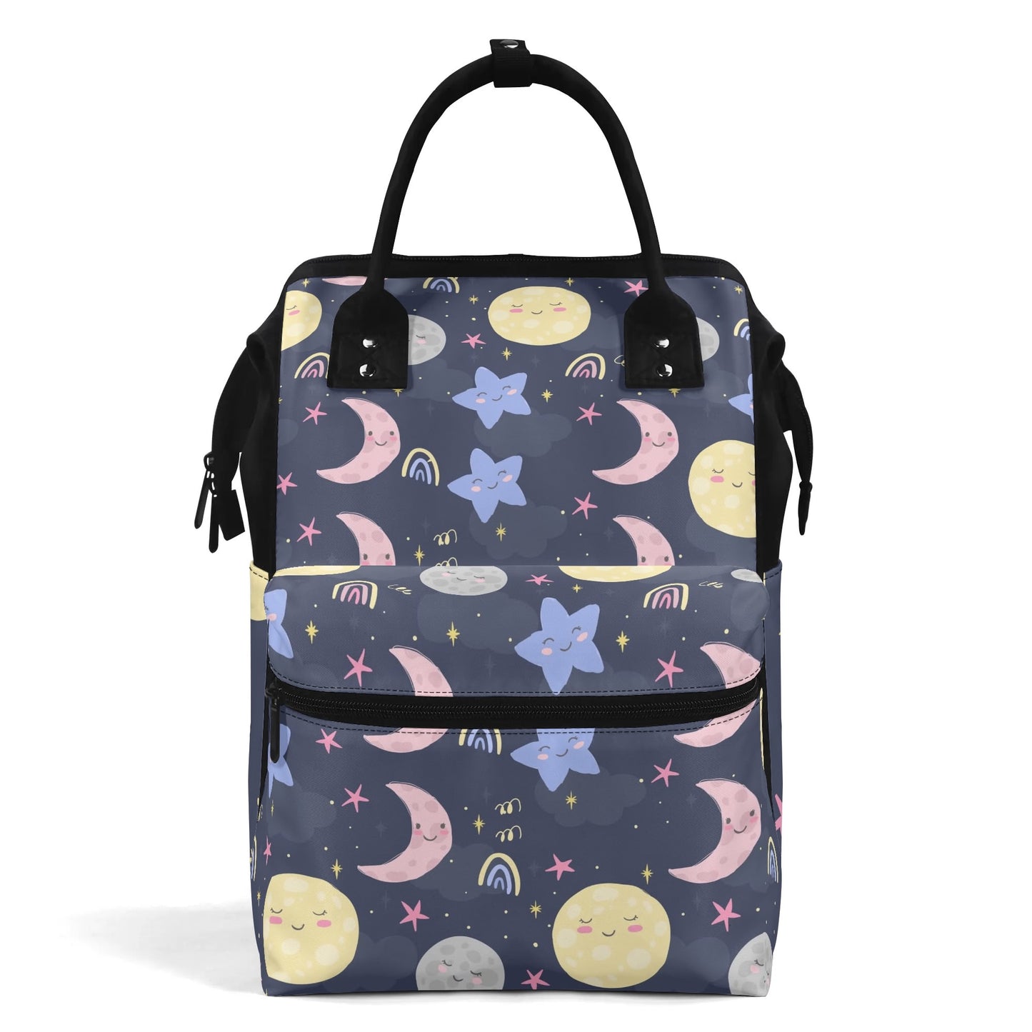 MOON & STARS Backpack Diaper Bag - Premium Diaper Bag from The Wishful Fish KIDS - Just $22! Shop now at The Wishful Fish Kids