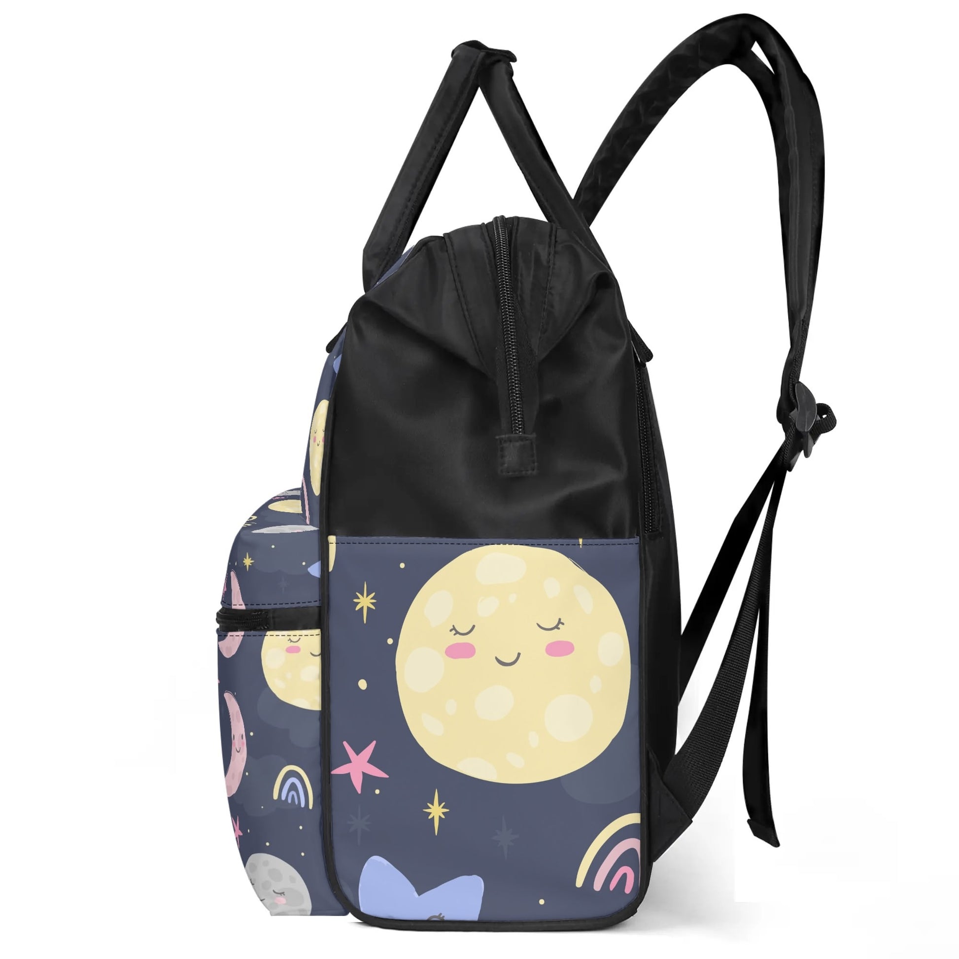 MOON & STARS Backpack Diaper Bag - Premium Diaper Bag from The Wishful Fish KIDS - Just $22! Shop now at The Wishful Fish Kids