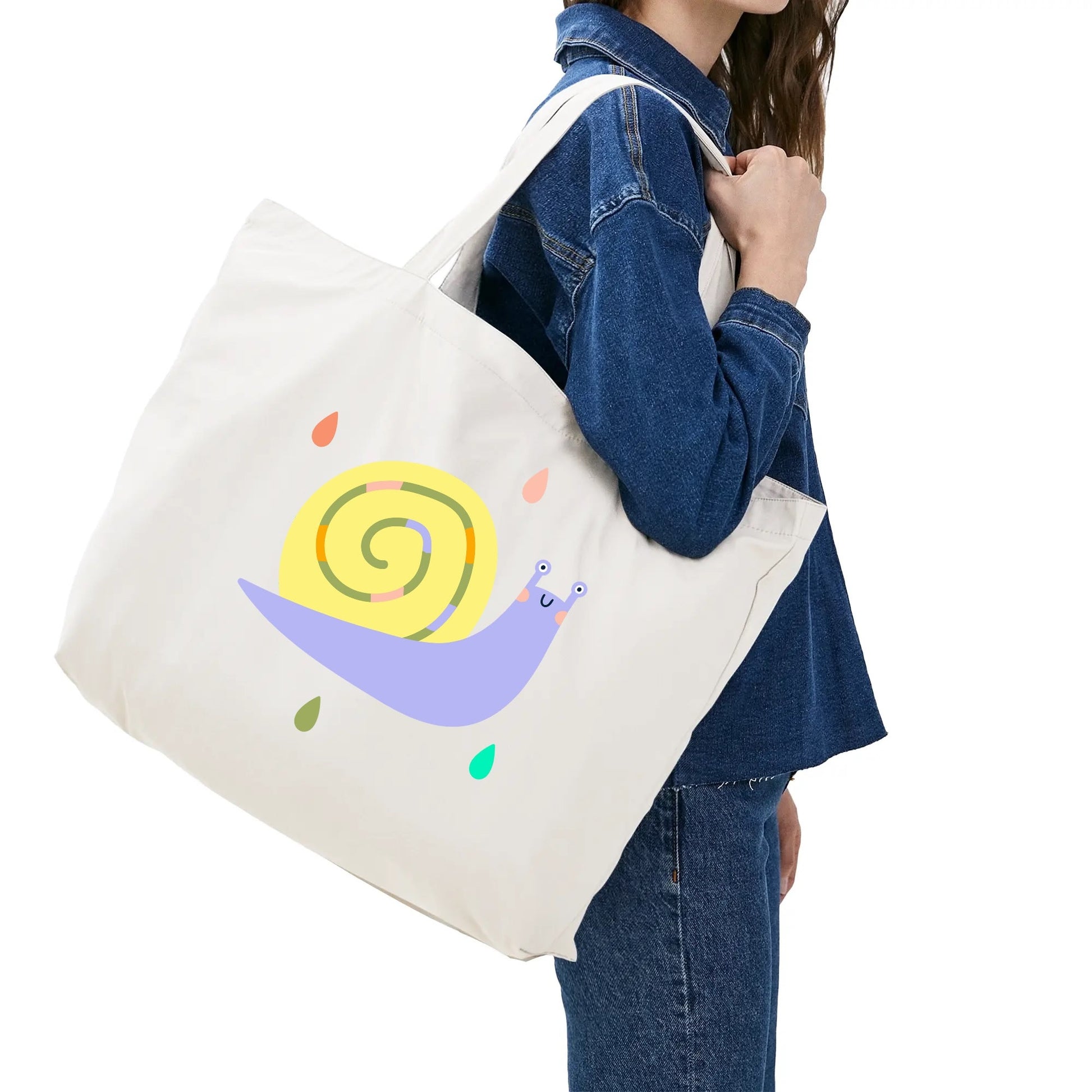 BABY SNAILS Tote Bag - Premium Tote Bag from The Wishful Fish KIDS - Just $15! Shop now at The Wishful Fish Kids