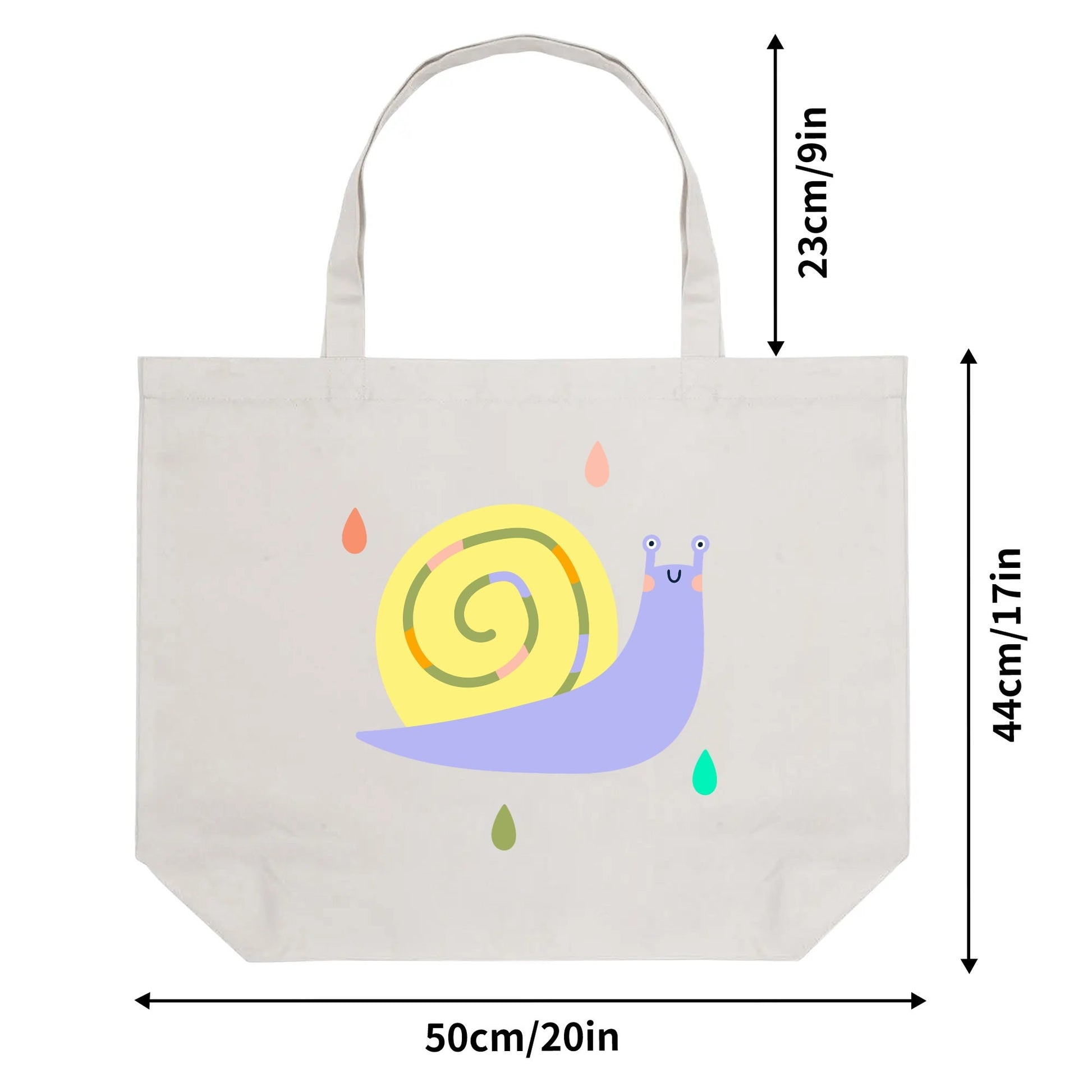 BABY SNAILS Tote Bag - Premium Tote Bag from The Wishful Fish KIDS - Just $15! Shop now at The Wishful Fish Kids