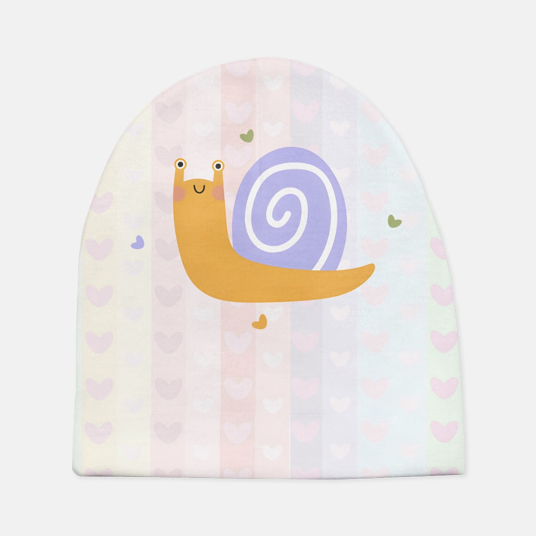 Baby Beanie Hat Snails — Soft, Comfy Everyday Essential for Little Ones