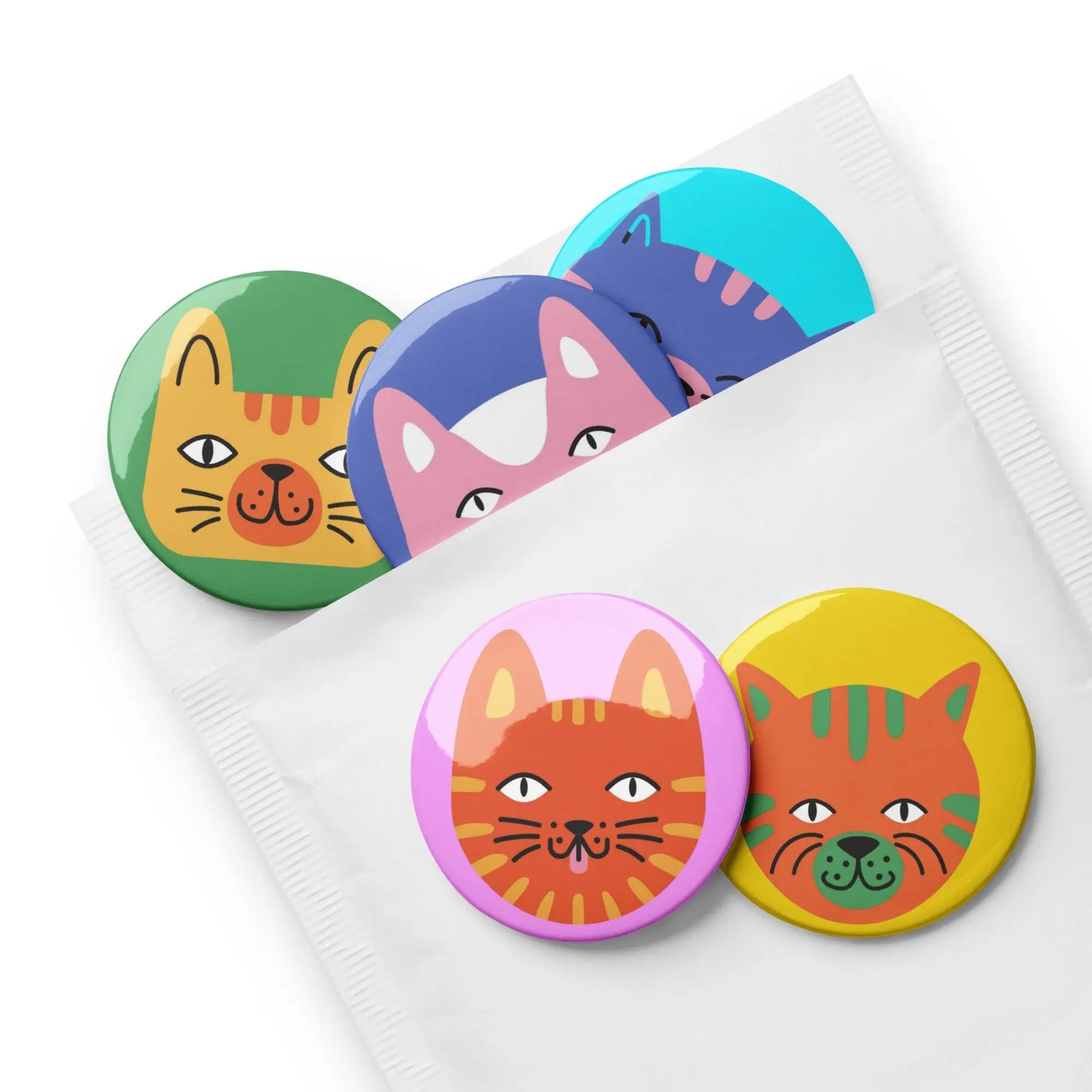 Pin it to your jacket, backpack, or hat 🐾 and let the world know you’re on team cat mode. SHOP Now at The Wishful Fish KIDS
