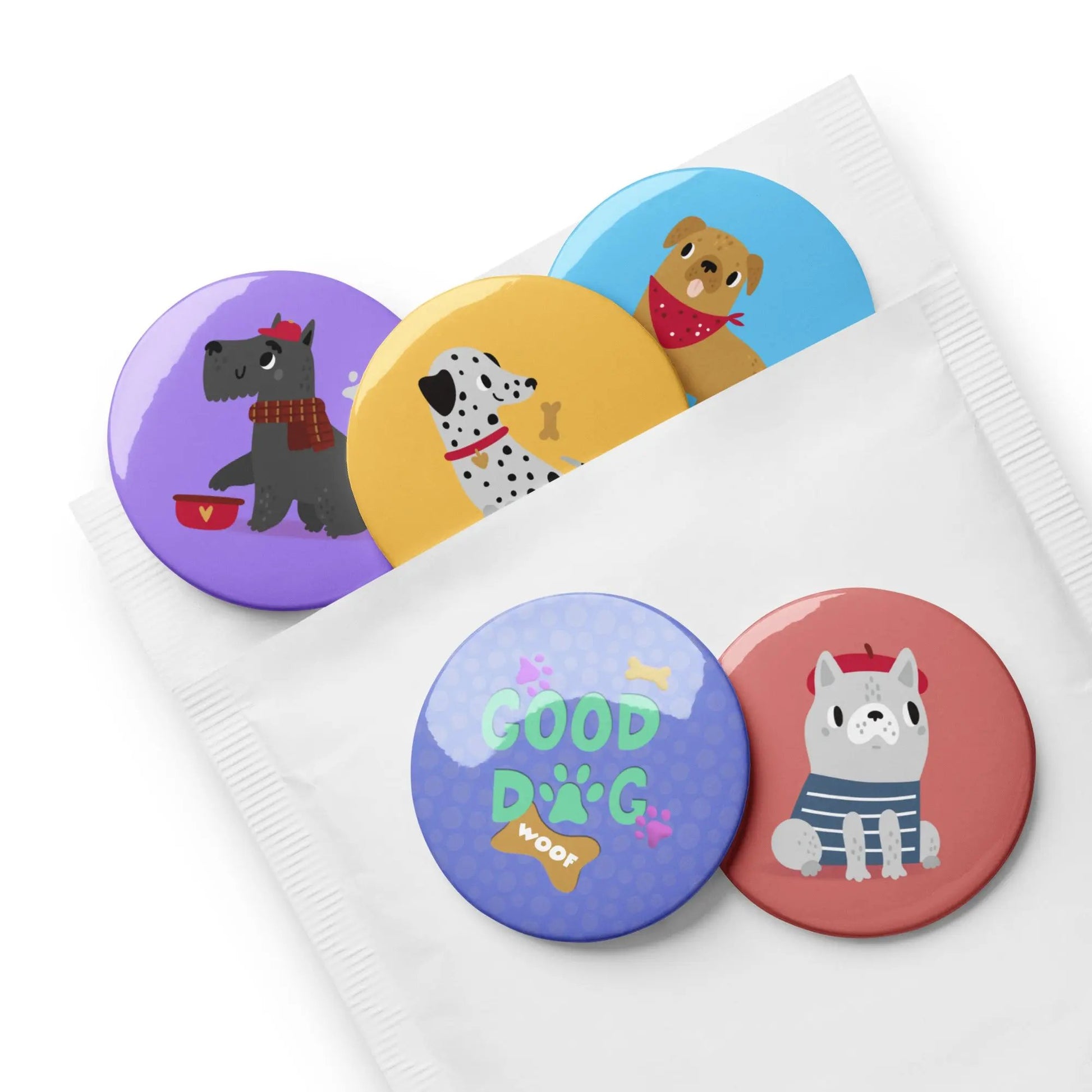 Rockin’ DOGGIE Pins for Bold Styles! Grab yours before they run away! SHOP Now at The Wishful Fish KIDS