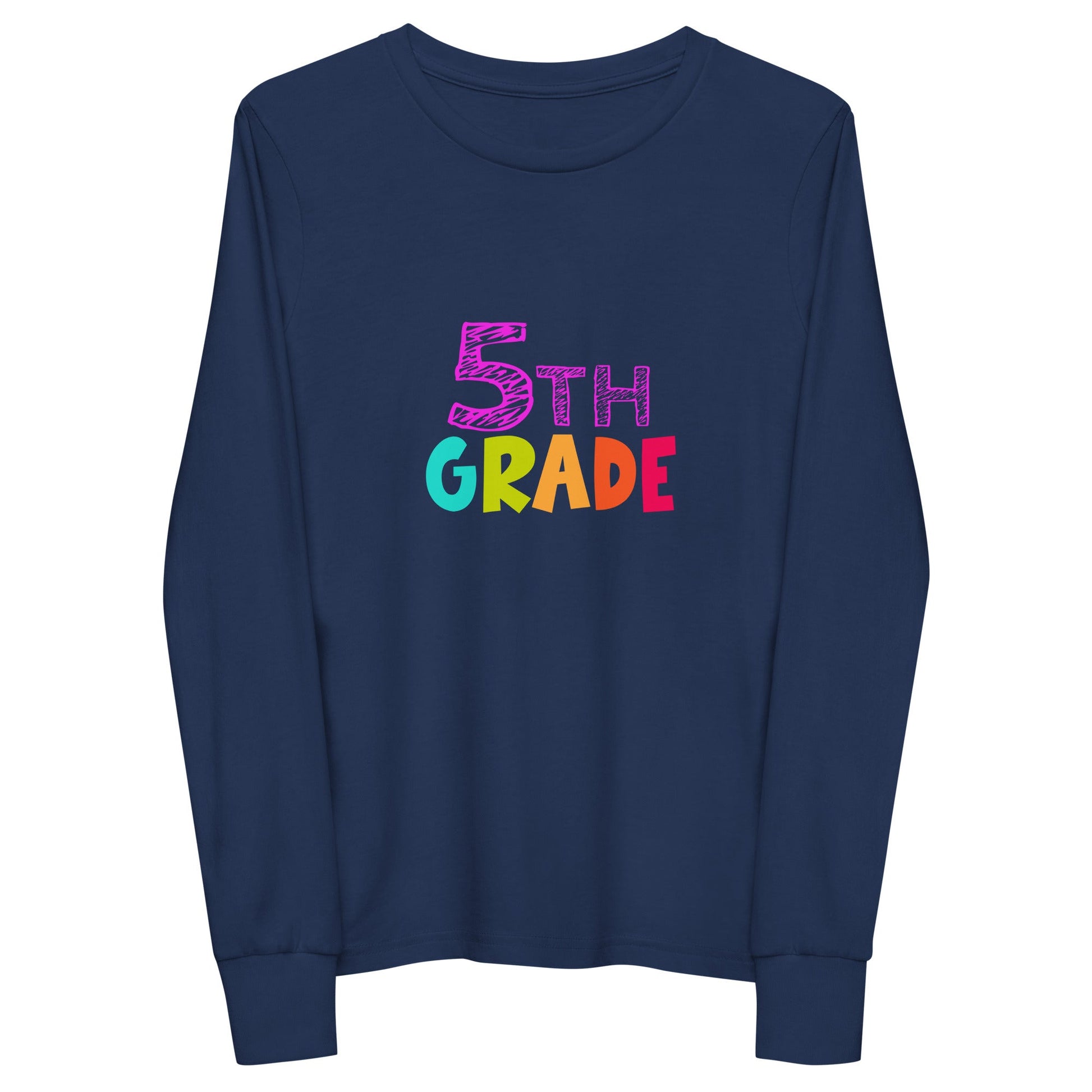 5th GRADE Youth Long Sleeve Tee - Sizes S-L - Premium Long Sleeve T-Shirt from The Wishful Fish Kids - Just $29.00! Shop now at The Wishful Fish Kids