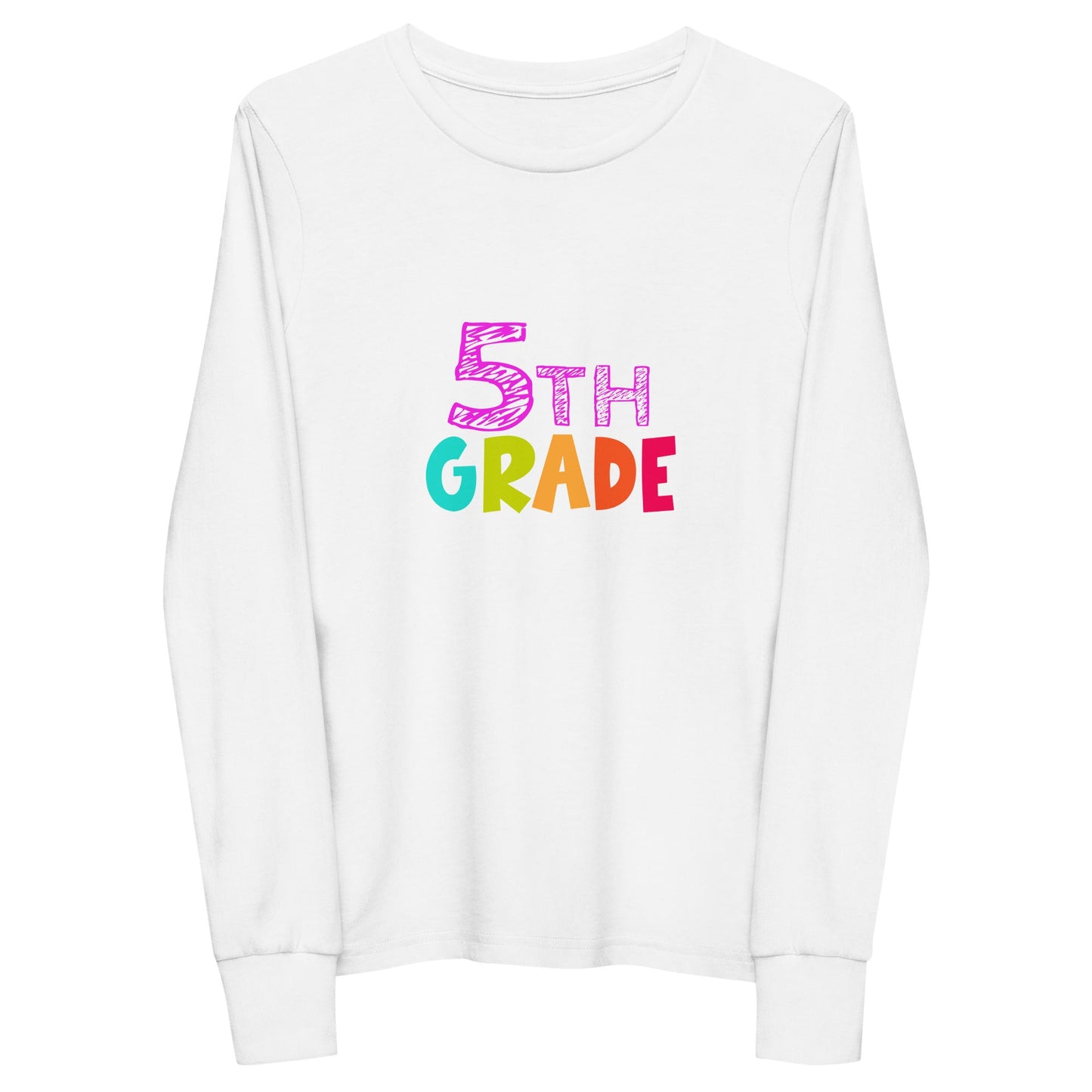 5th GRADE Youth Long Sleeve Tee - Sizes S-L - Premium Long Sleeve T-Shirt from The Wishful Fish Kids - Just $29.00! Shop now at The Wishful Fish Kids