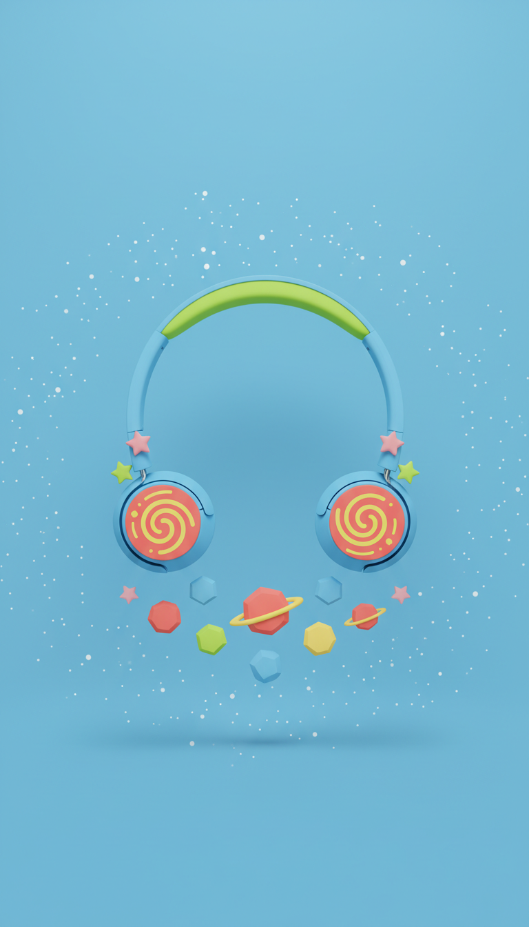 Space-Themed Wireless Headphones